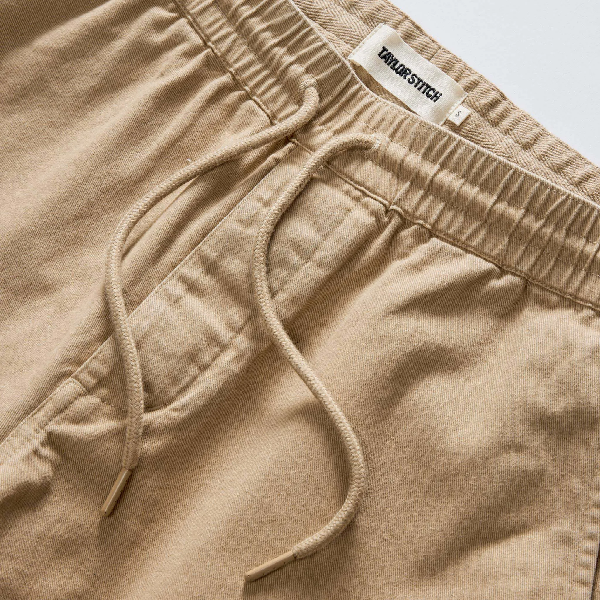 The Apres Short in Organic Khaki Foundation Twill sold by Taylor Stitch product image thumbnail 4