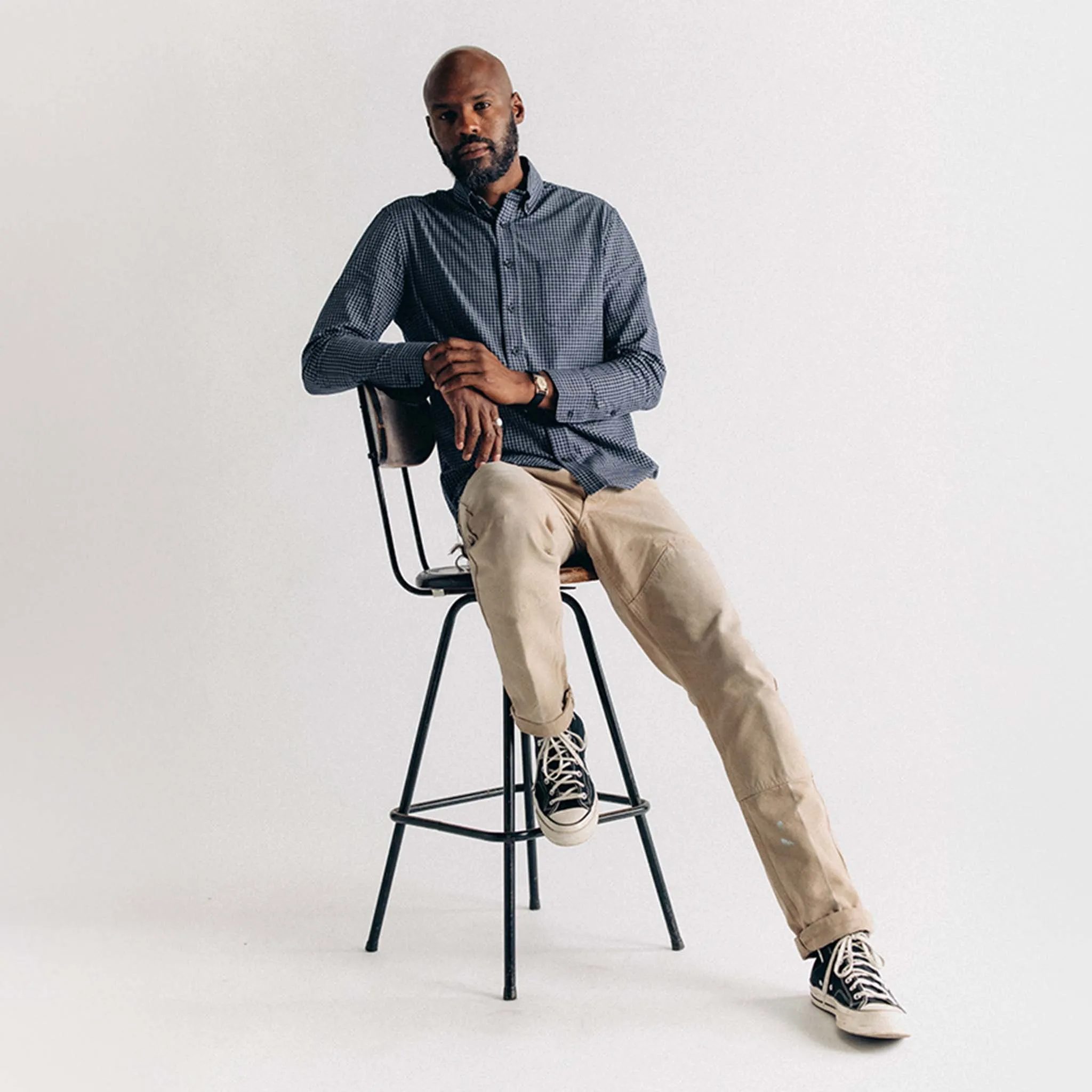 The Jack in Marine Check sold by Taylor Stitch product image thumbnail 2