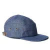 The 5-Panel Cap in Washed Indigo sold by Taylor Stitch