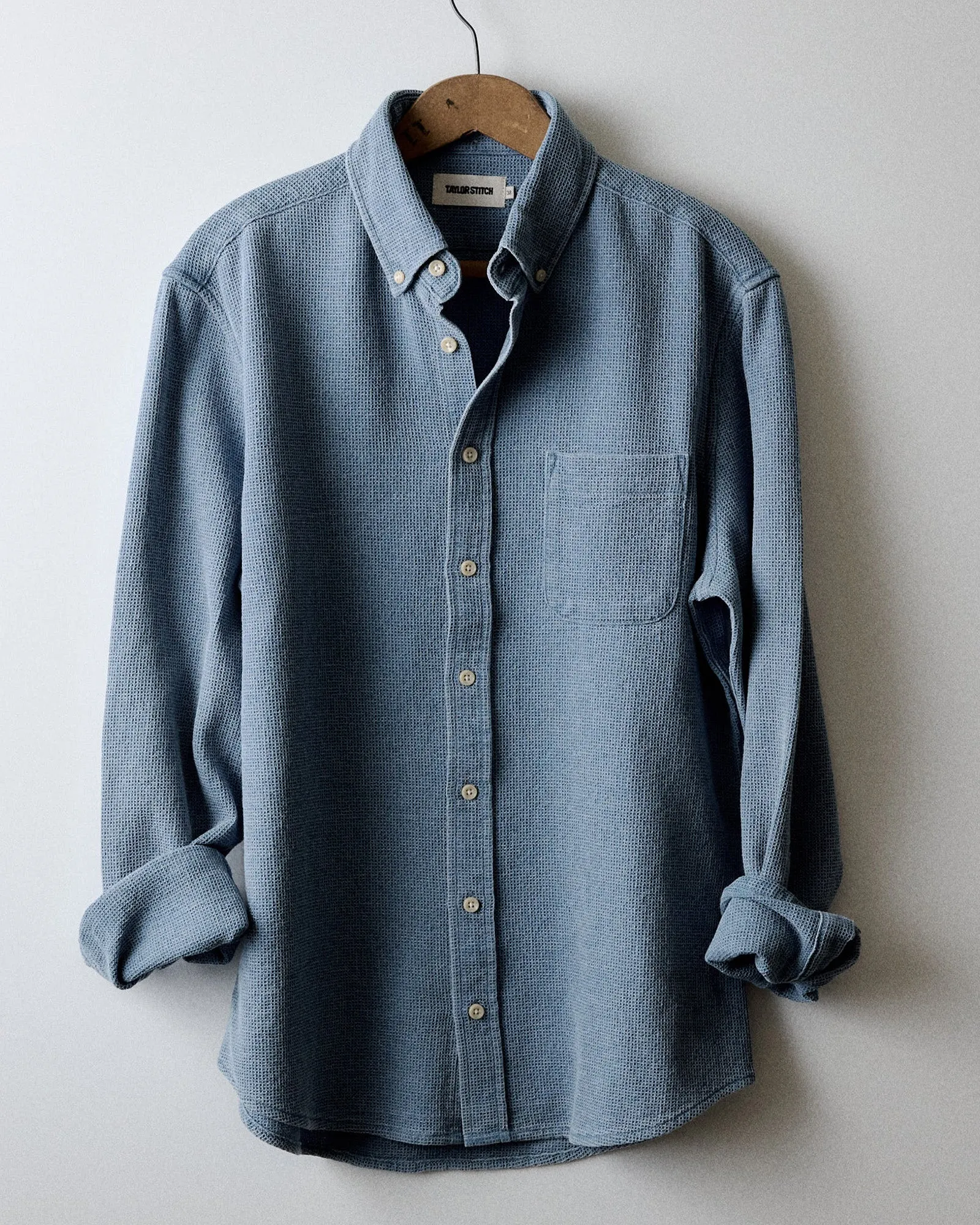 The Jack in Washed Indigo Waffle sold by Taylor Stitch product image thumbnail 5