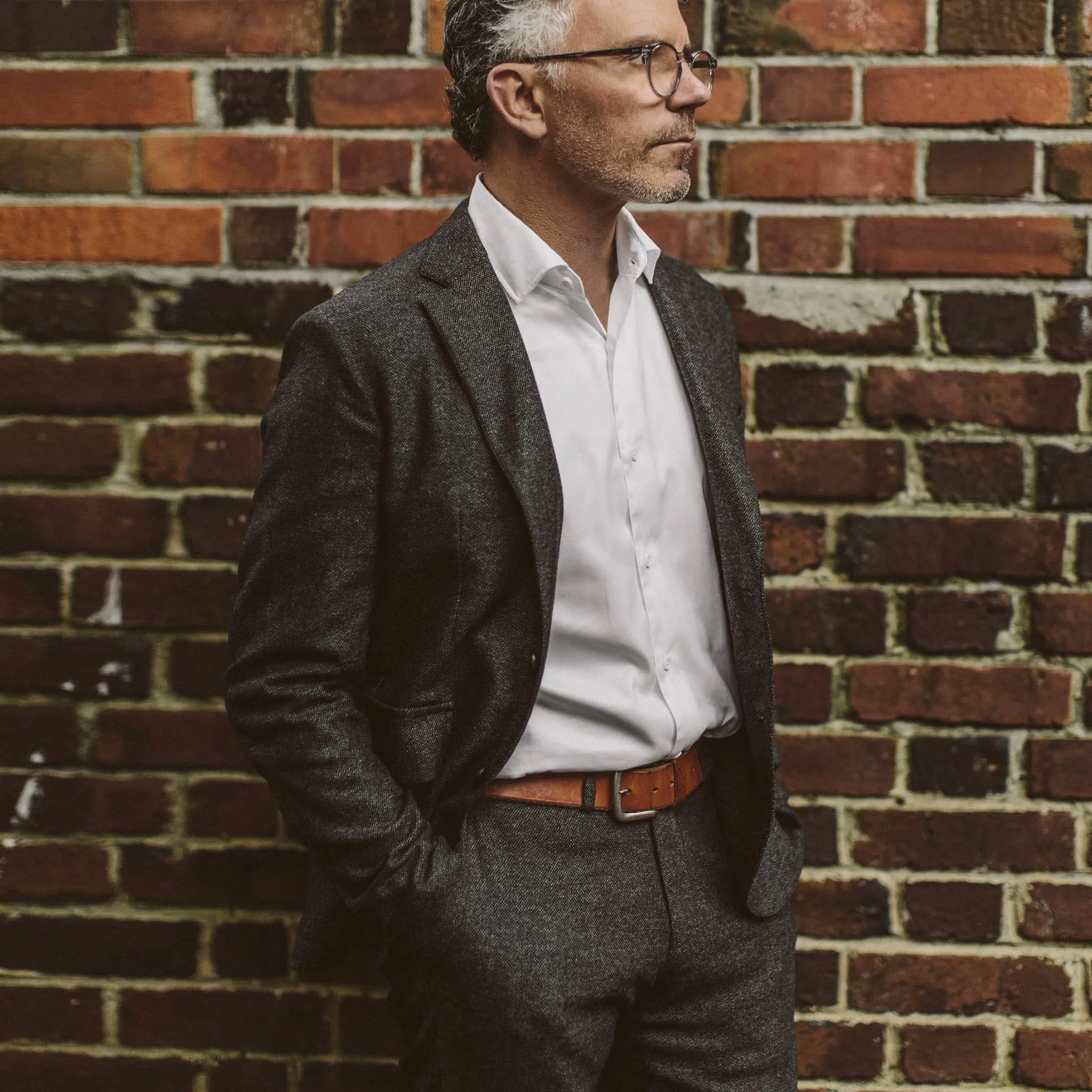 The Telegraph Jacket in Charcoal Herringbone sold by Taylor Stitch product image thumbnail 2