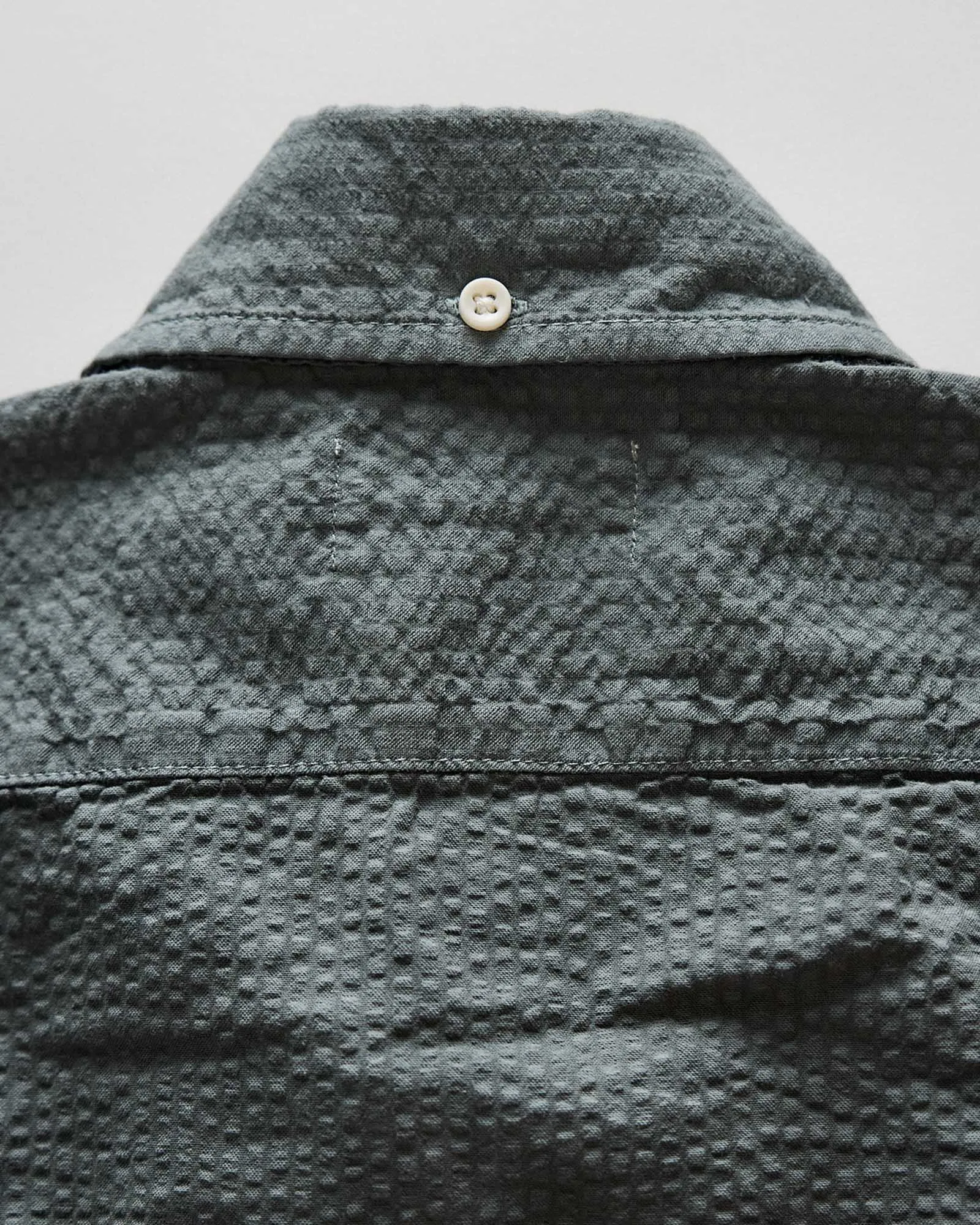 The Short Sleeve Jack in Deep Sea Seersucker sold by Taylor Stitch product image thumbnail 5