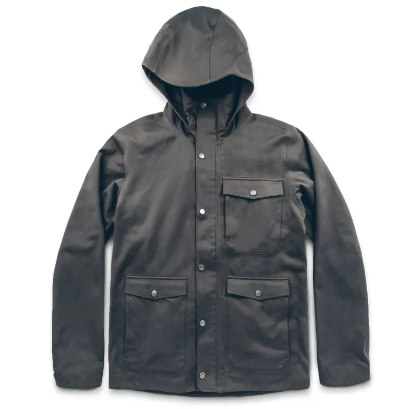 The Hawkins Jacket in Charcoal Neoshell sold by Taylor Stitch