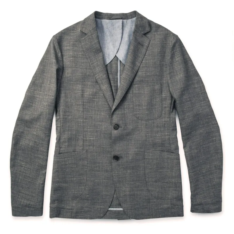 The Telegraph Jacket in Charcoal sold by Taylor Stitch