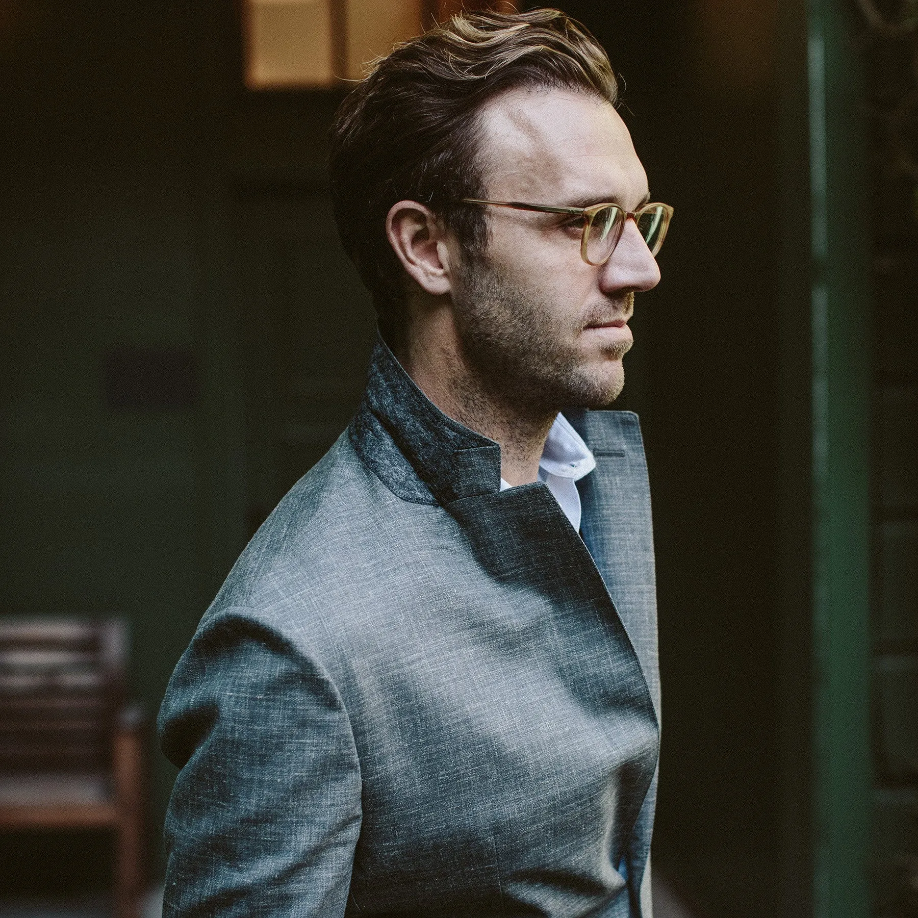 The Telegraph Jacket in Charcoal sold by Taylor Stitch product image thumbnail 5