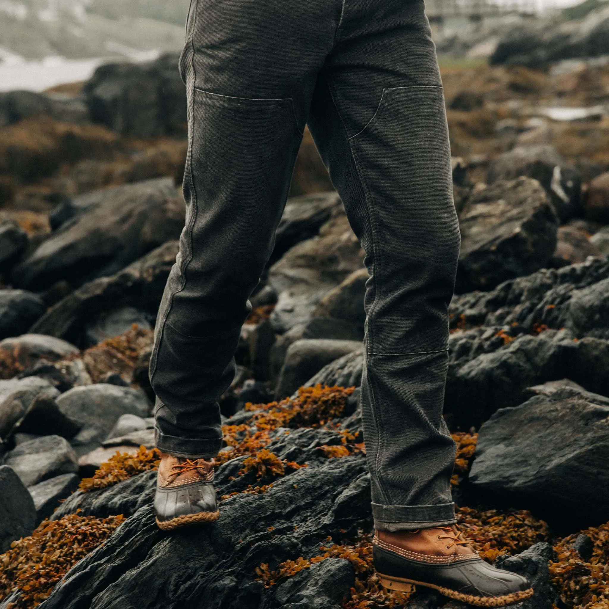 The Chore Pant in Soil Chipped Canvas sold by Taylor Stitch product image thumbnail 3