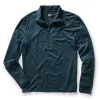 The Merino Half Zip in Forest sold by Taylor Stitch