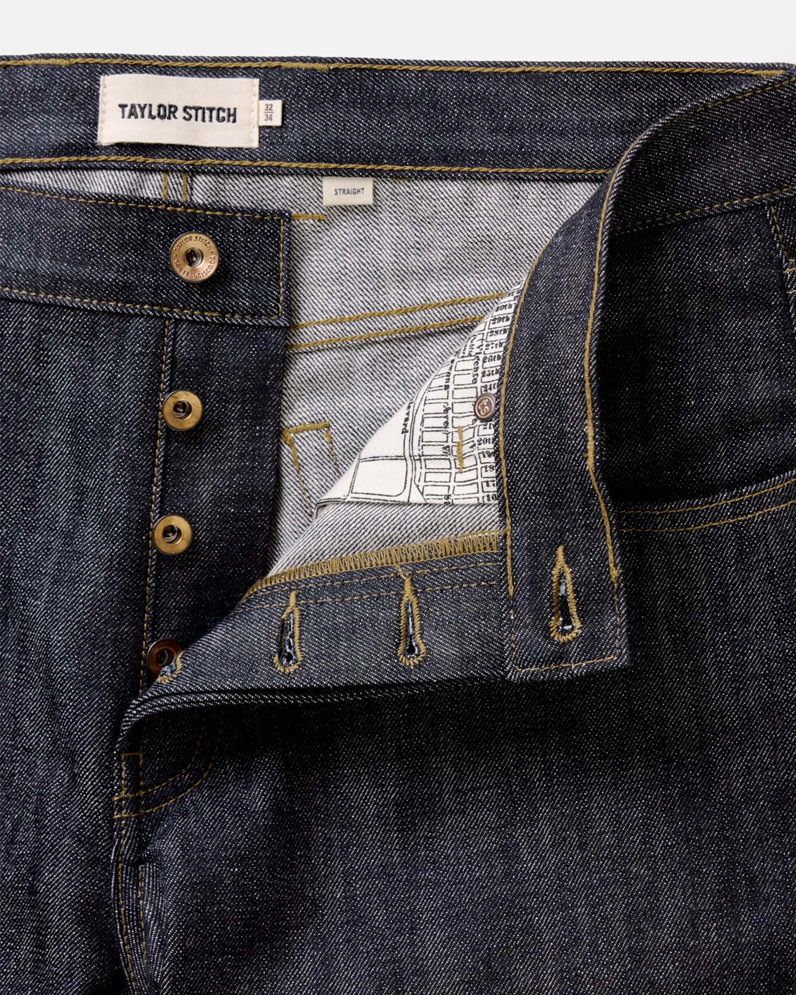 The Straight Jean in Rigid Organic Selvedge sold by Taylor Stitch product image thumbnail 5