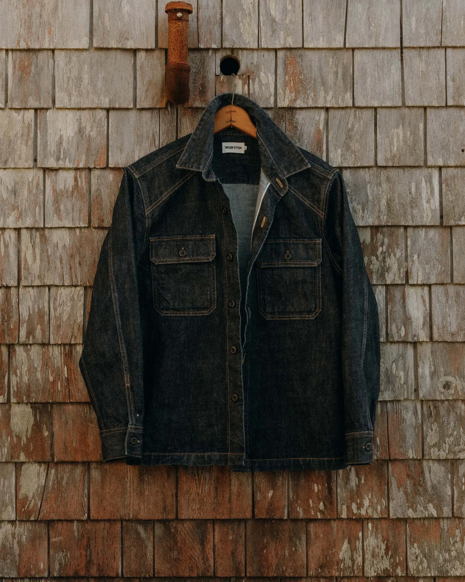 The Shop Shirt in Rinsed Indigo Selvedge sold by Taylor Stitch product image thumbnail 5