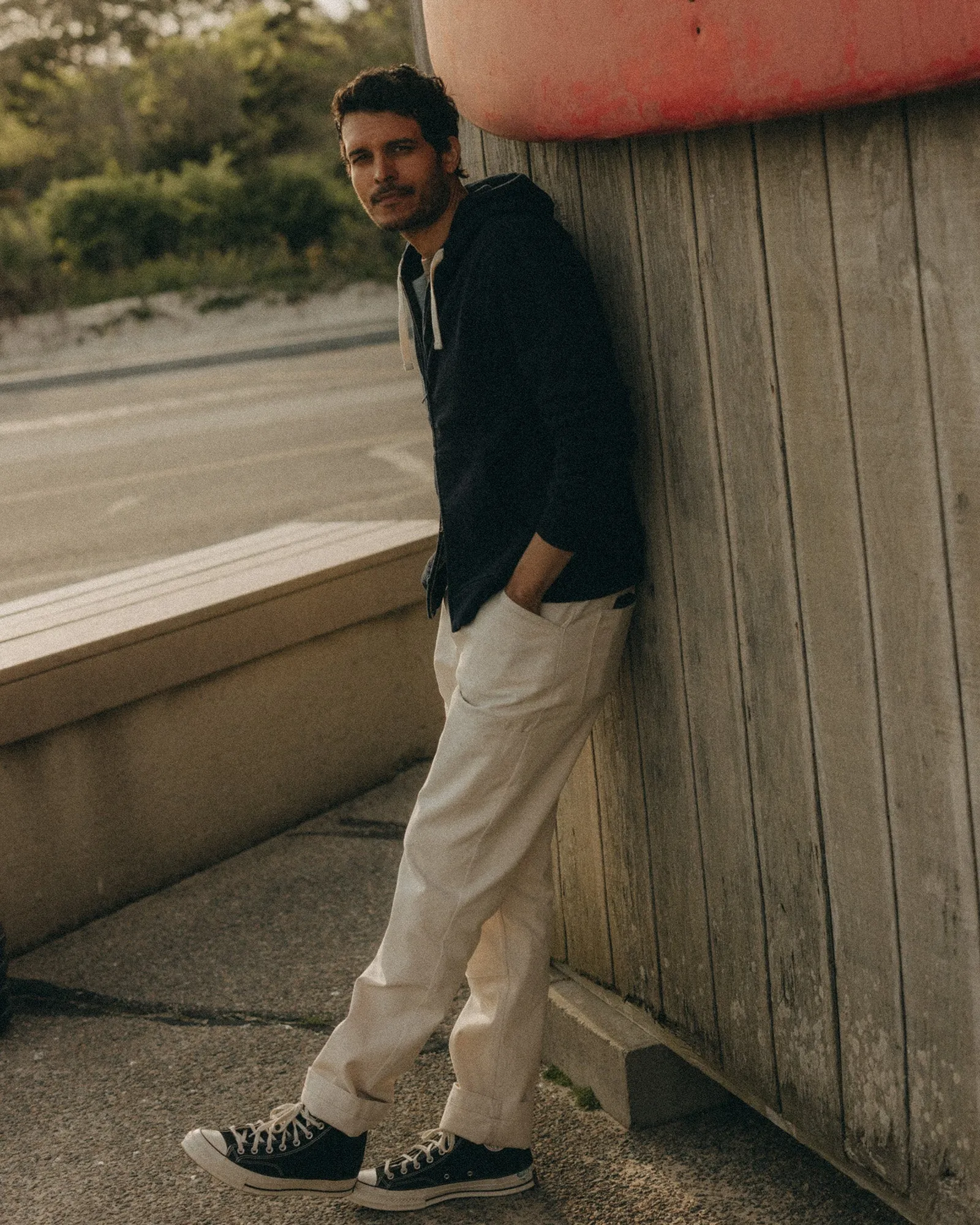 The Apres Zip Hoodie in Rinsed Indigo Terry sold by Taylor Stitch product image thumbnail 3