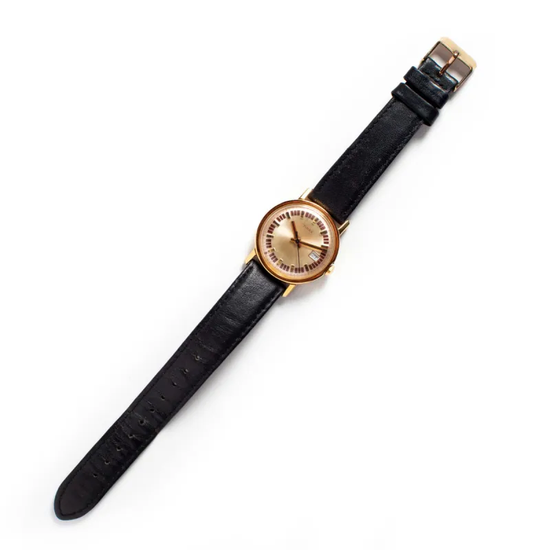 1974 Timex Mercury Calendar Gold sold by Taylor Stitch