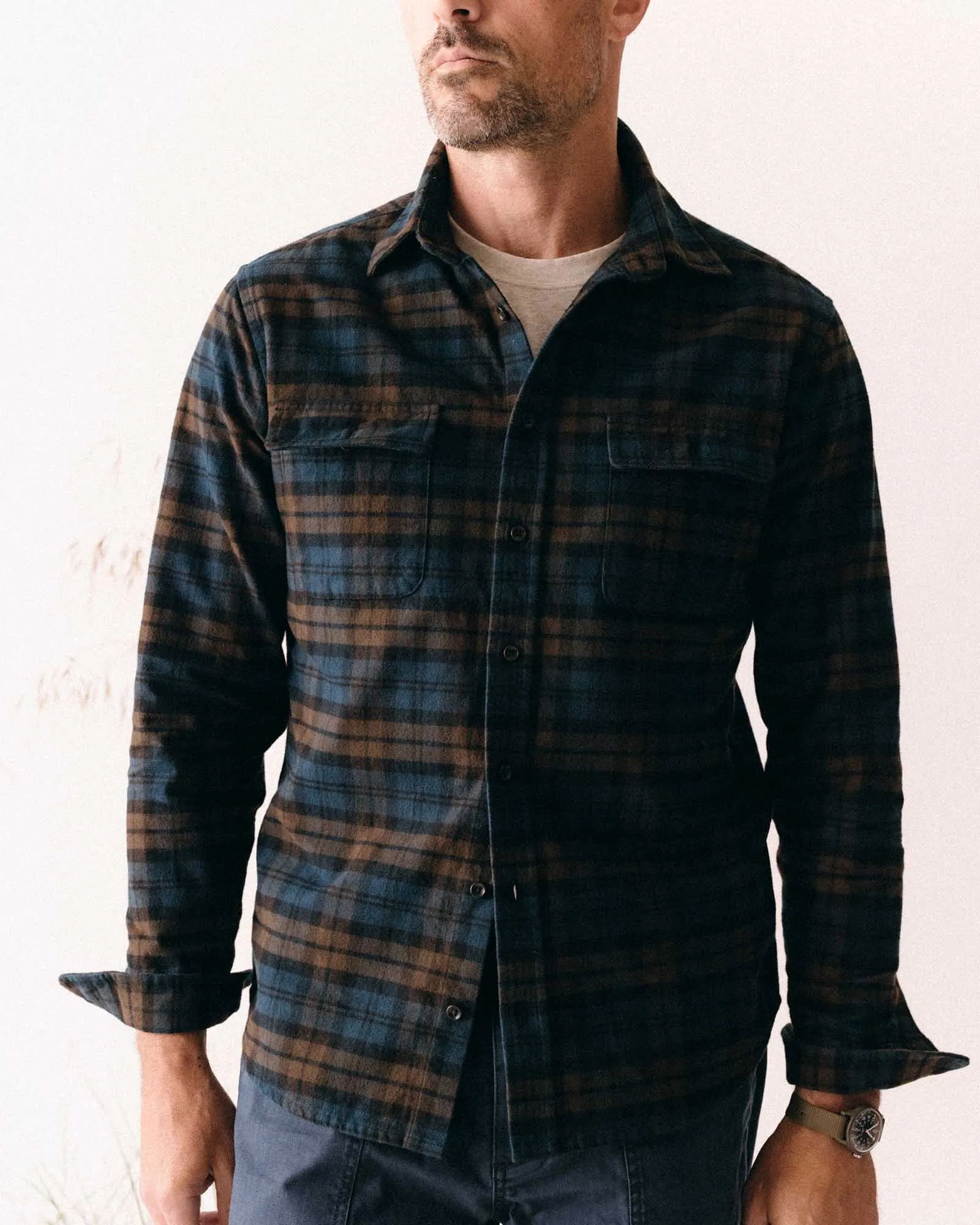 The Yosemite Shirt in Wetlands Plaid sold by Taylor Stitch product image thumbnail 2