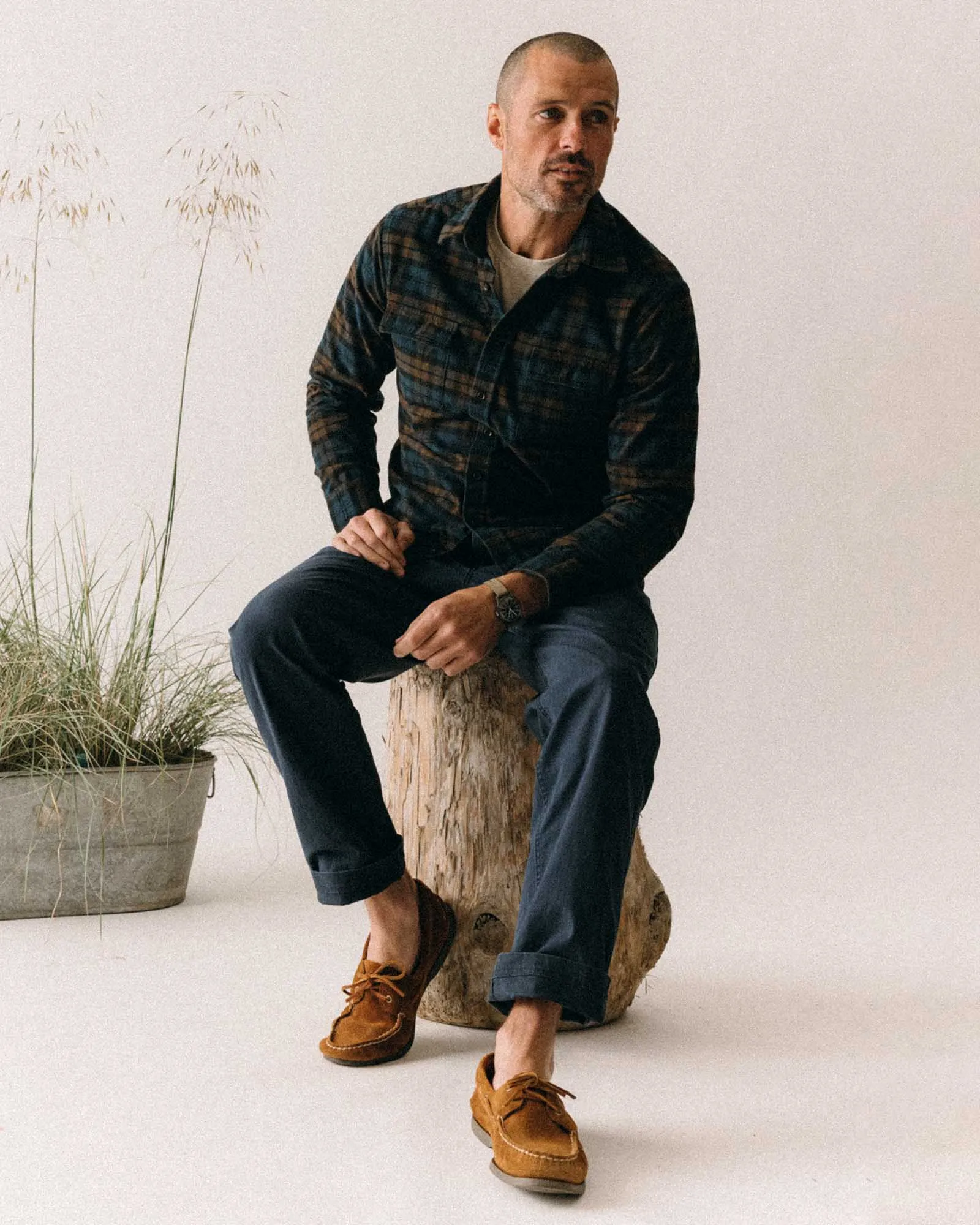 The Yosemite Shirt in Wetlands Plaid sold by Taylor Stitch product image thumbnail 3