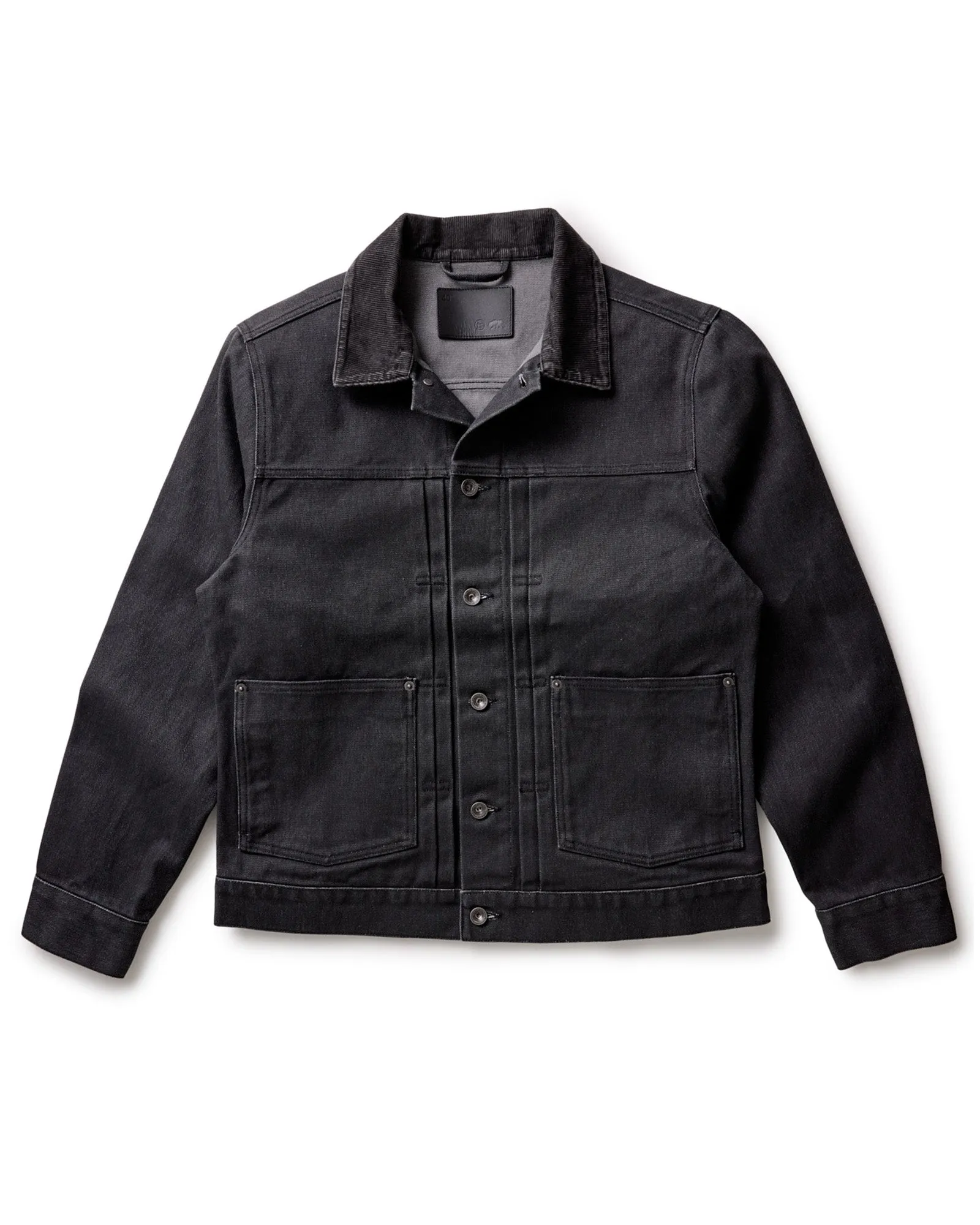 The Ryder Jacket in Coal Chipped Canvas sold by Taylor Stitch