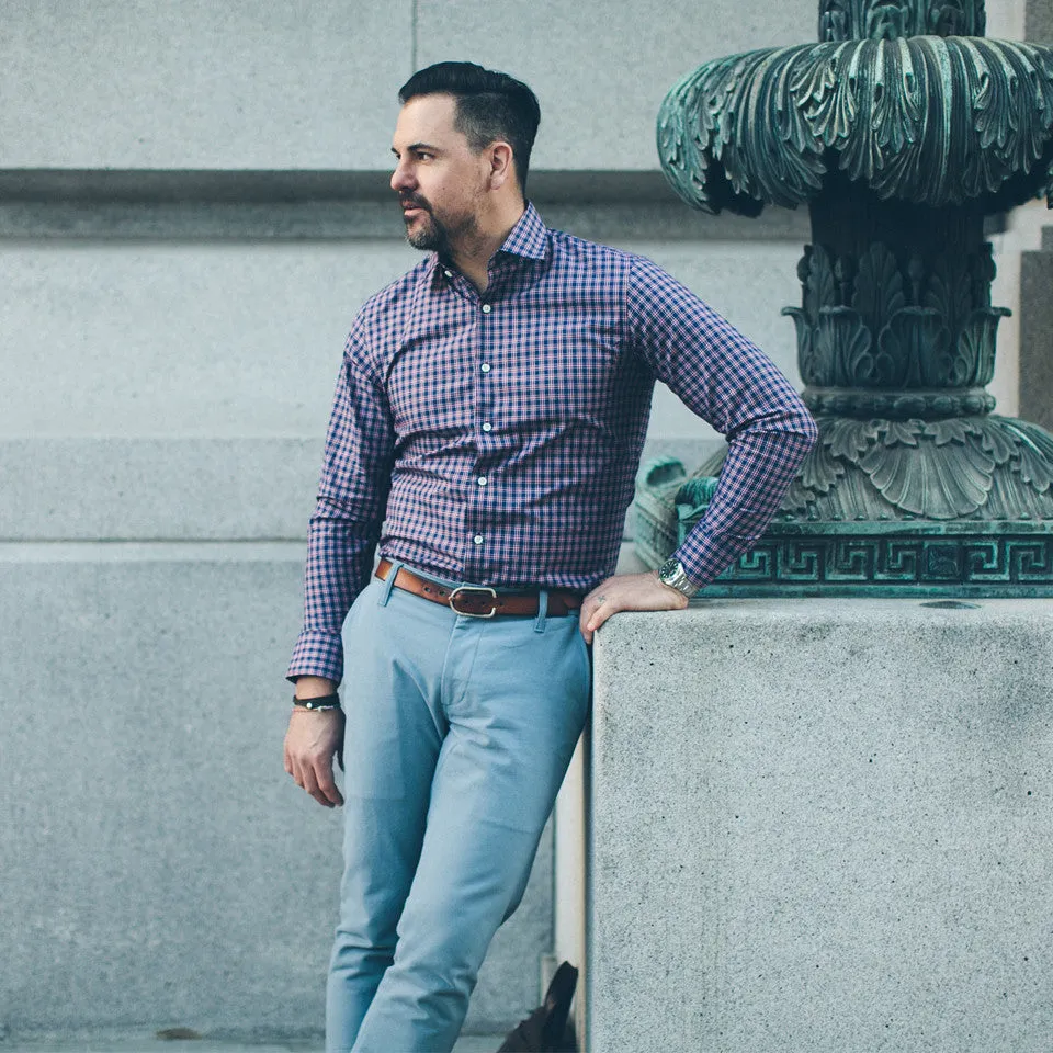 The Hyde in Navy Plaid sold by Taylor Stitch product image thumbnail 2