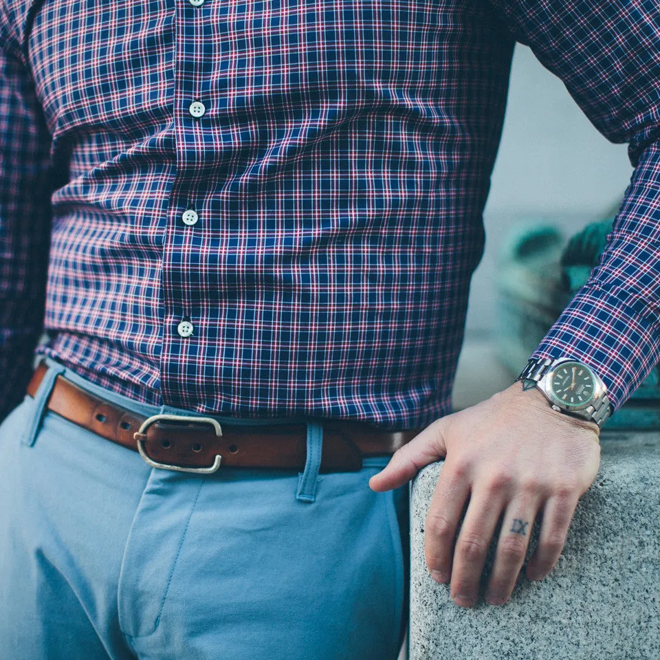 The Hyde in Navy Plaid sold by Taylor Stitch product image thumbnail 3