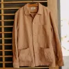 The Ojai Jacket in Chili Stripe Linen sold by Taylor Stitch