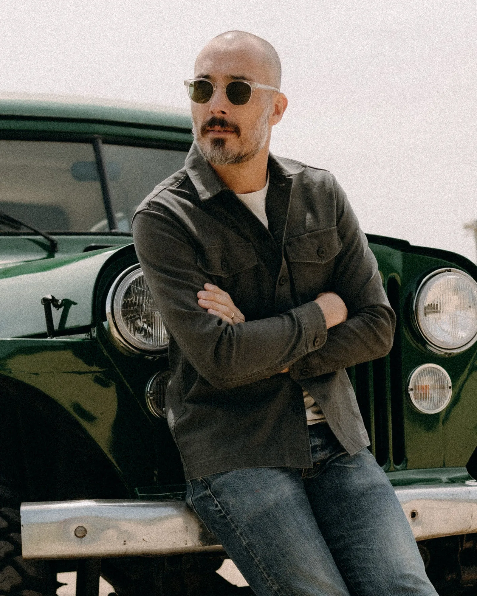 The Surplus Shirt in Faded Black Reverse Sateen sold by Taylor Stitch product image thumbnail 2