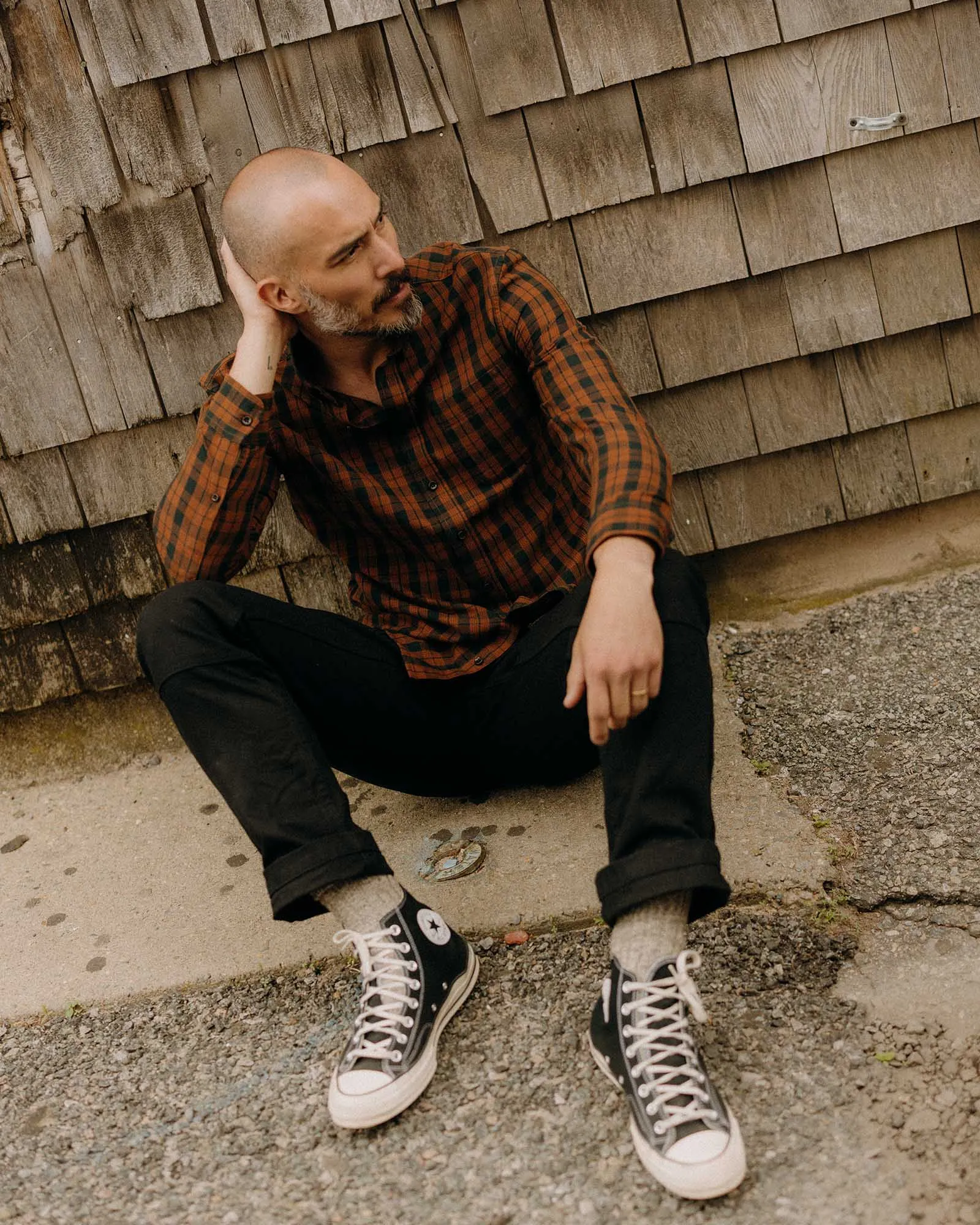 The Jack in Autumn Pine Plaid Flannel sold by Taylor Stitch product image thumbnail 4