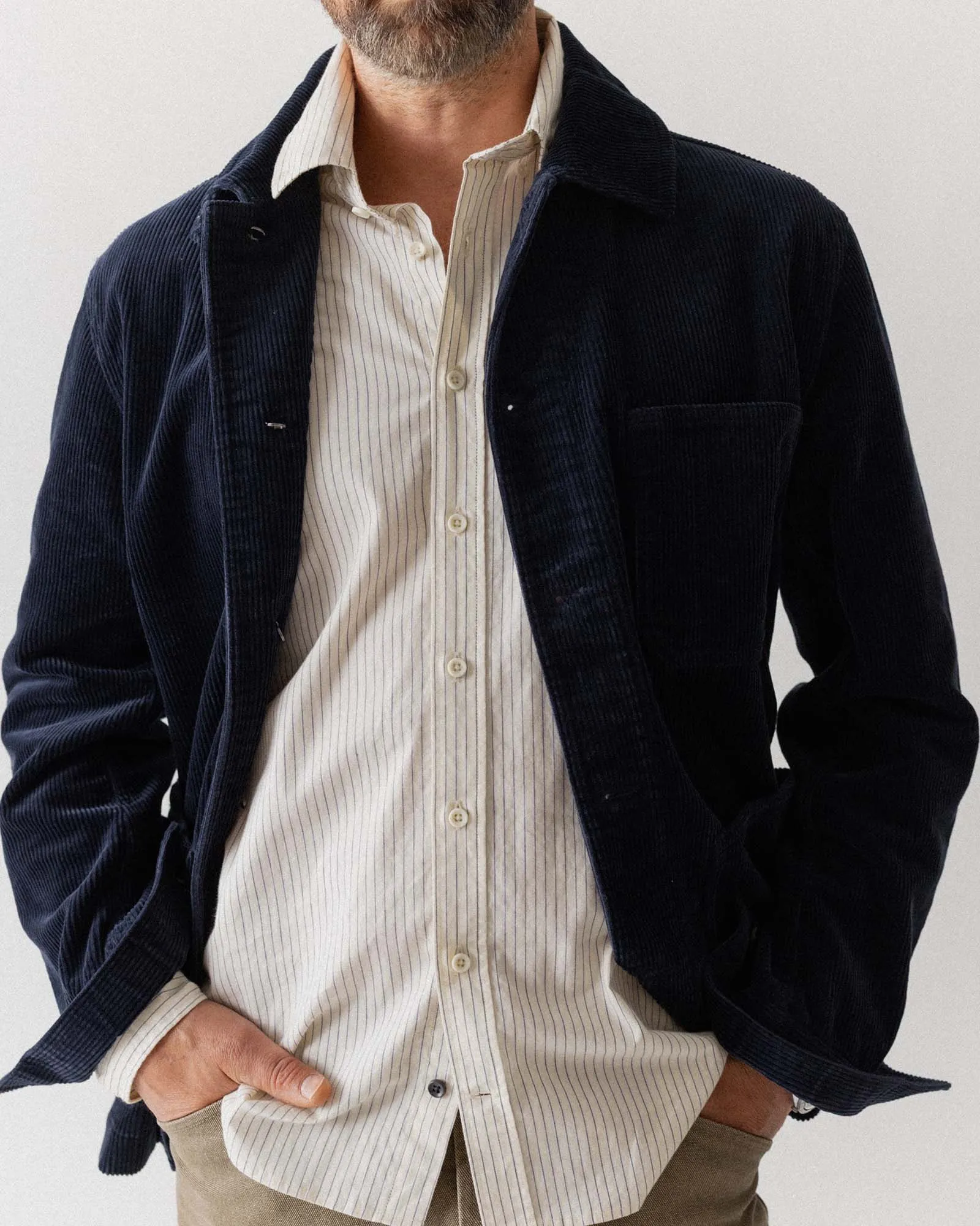 The Ojai Jacket in Dark Navy Corduroy sold by Taylor Stitch product image thumbnail 4