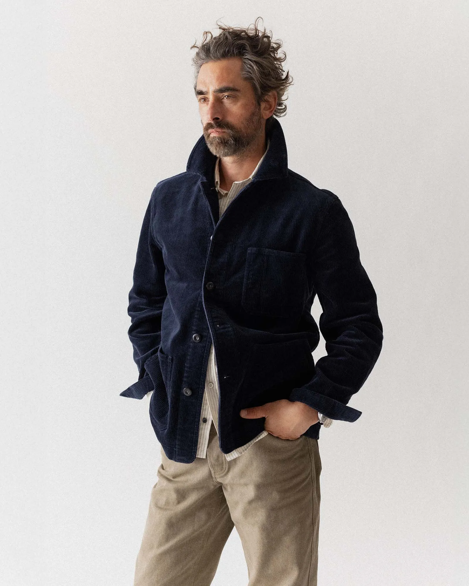 The Ojai Jacket in Dark Navy Corduroy sold by Taylor Stitch product image thumbnail 2