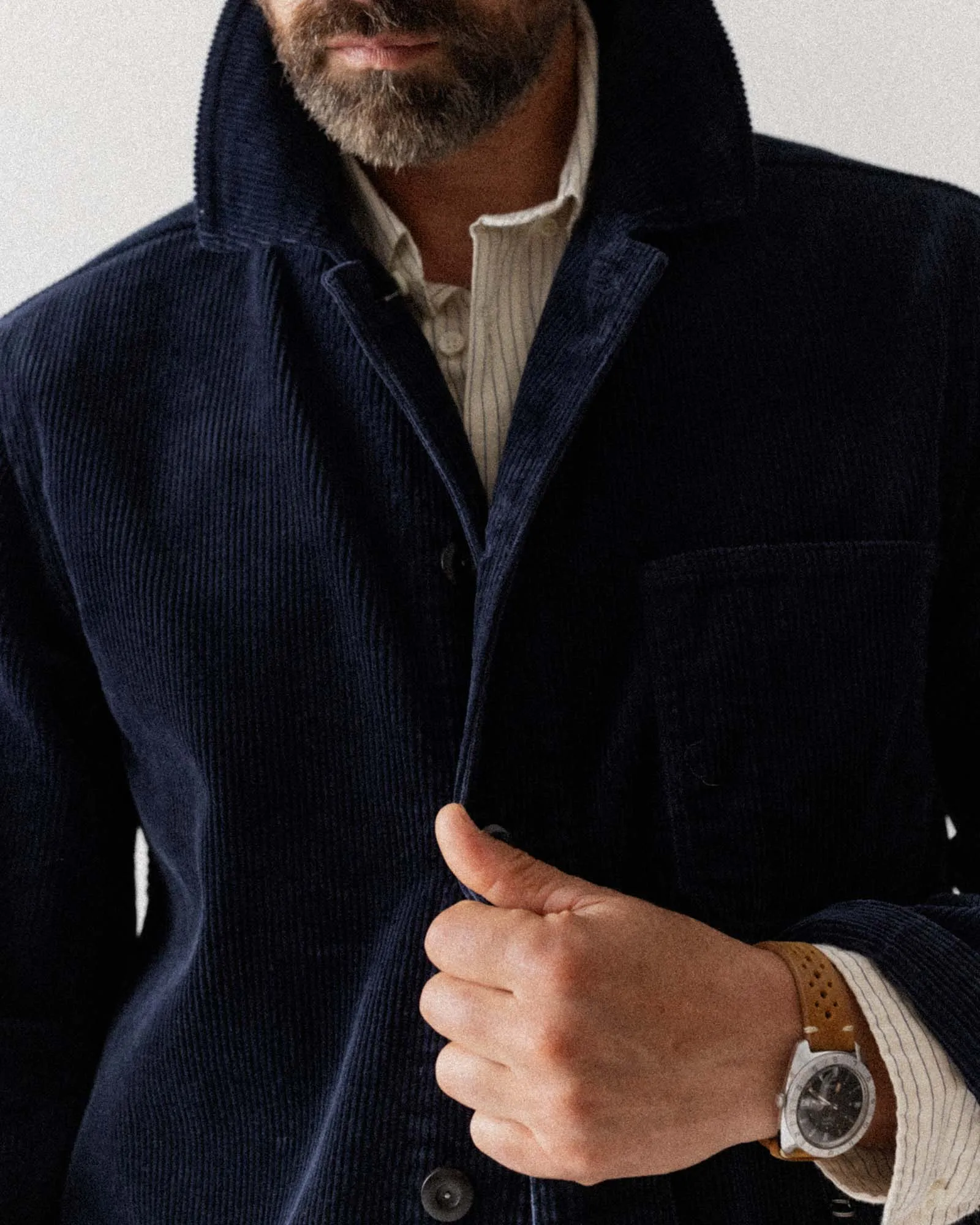 The Ojai Jacket in Dark Navy Corduroy sold by Taylor Stitch product image thumbnail 3