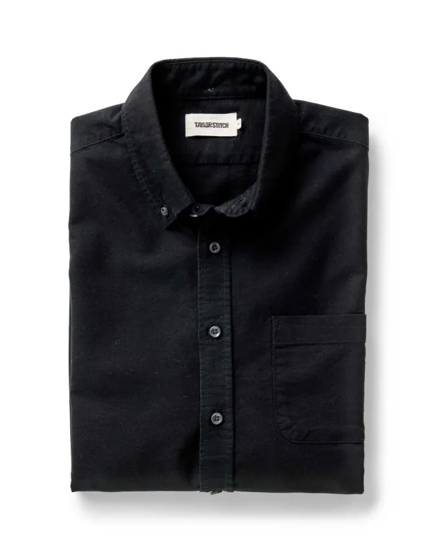 The Jack in Black Indigo Oxford sold by Taylor Stitch