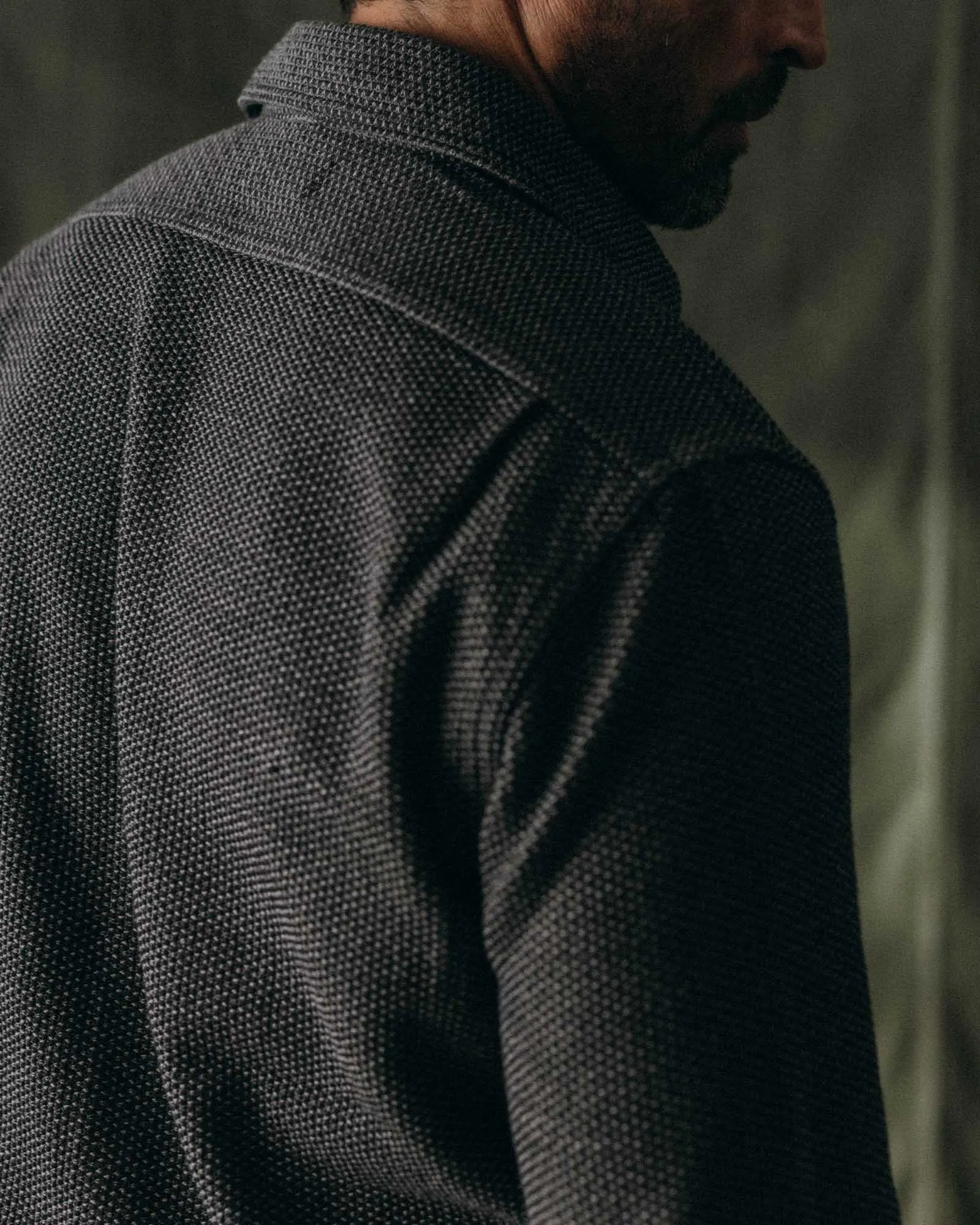 The Utility Shirt in Charcoal Sashiko sold by Taylor Stitch product image thumbnail 3