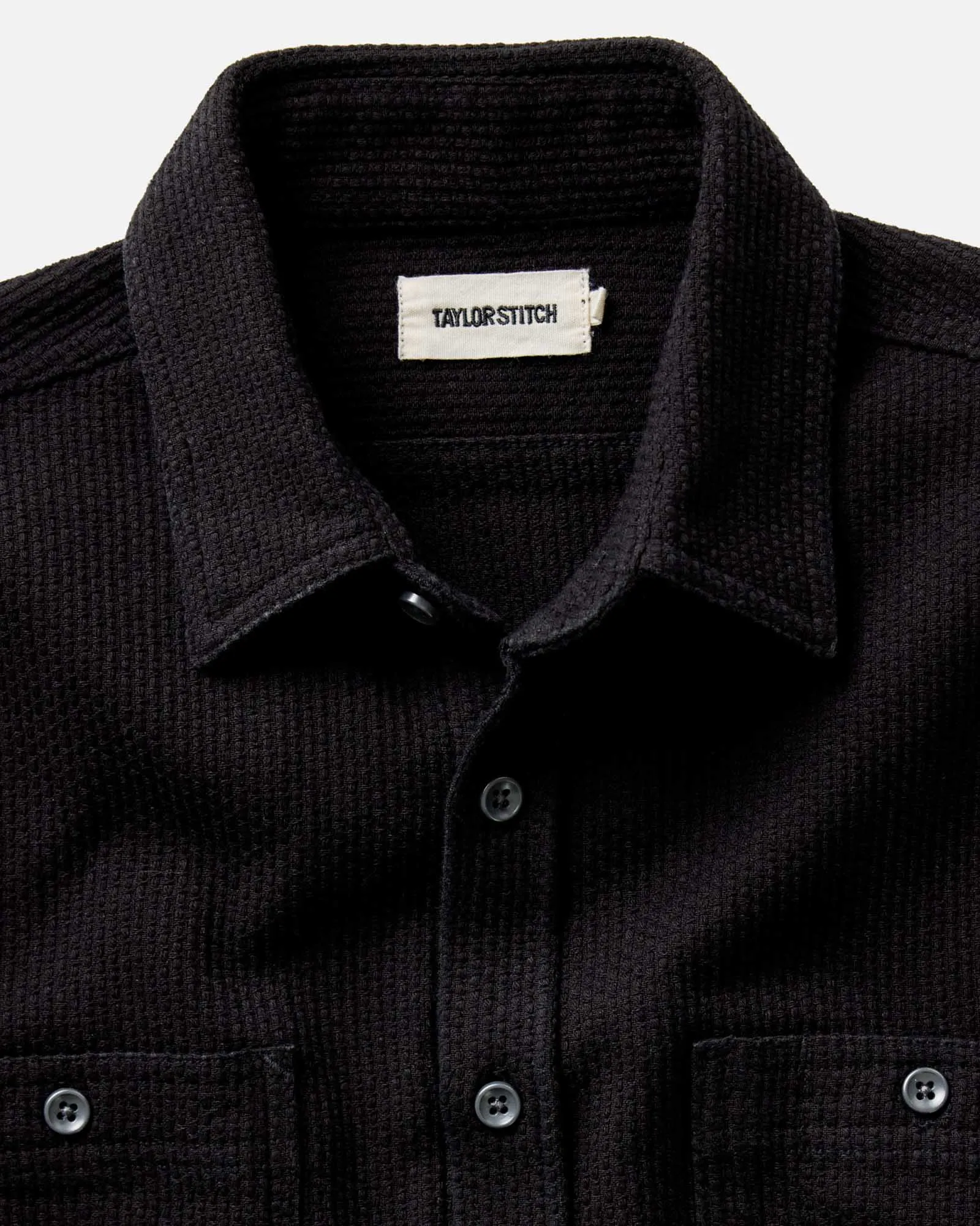 The Utility Shirt in Black Indigo Sashiko sold by Taylor Stitch product image thumbnail 4