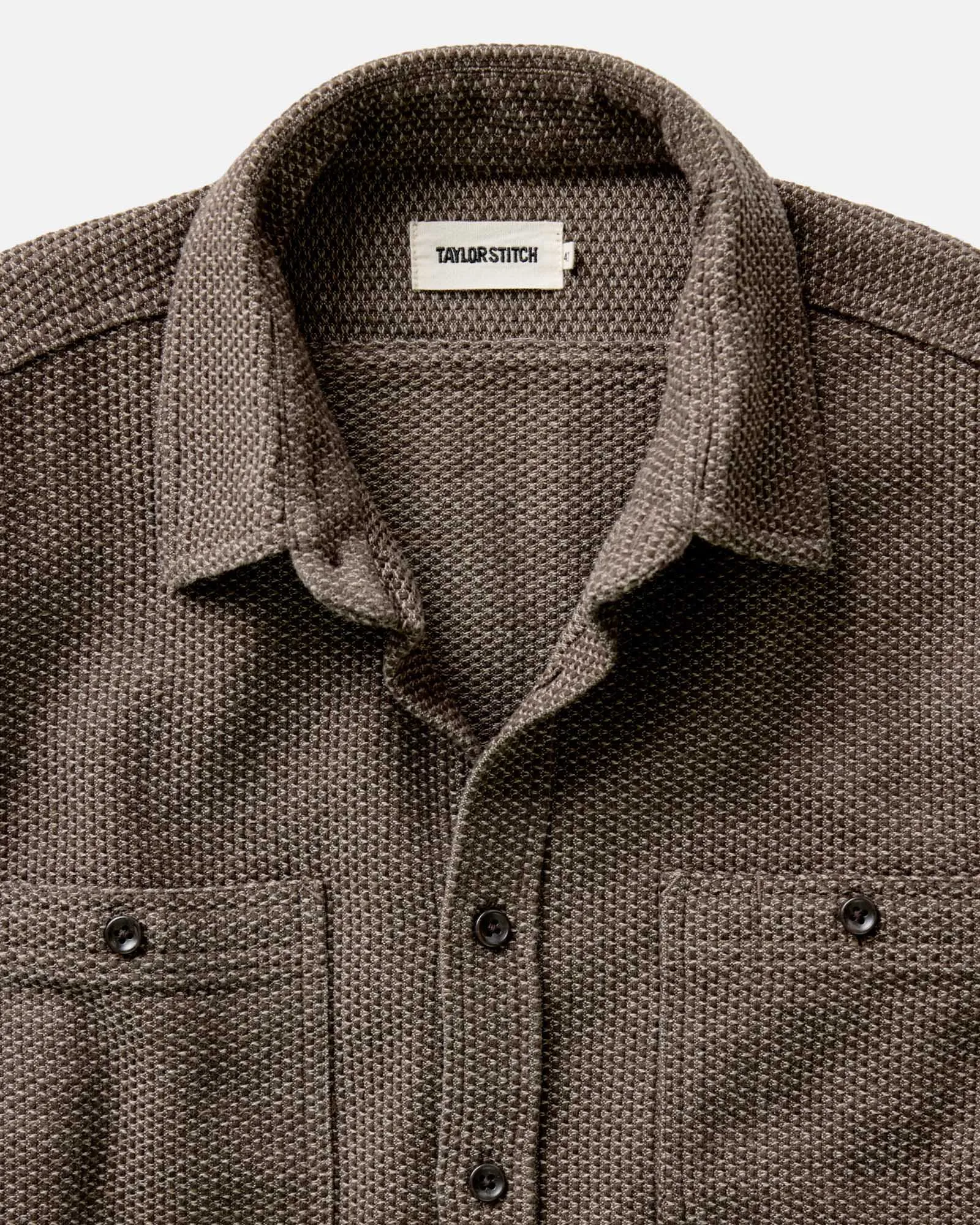 The Utility Shirt in Mulch Sashiko sold by Taylor Stitch product image thumbnail 4