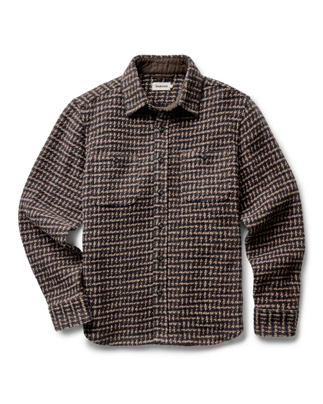 The Cutter Overshirt in Timber Plaid sold by Taylor Stitch