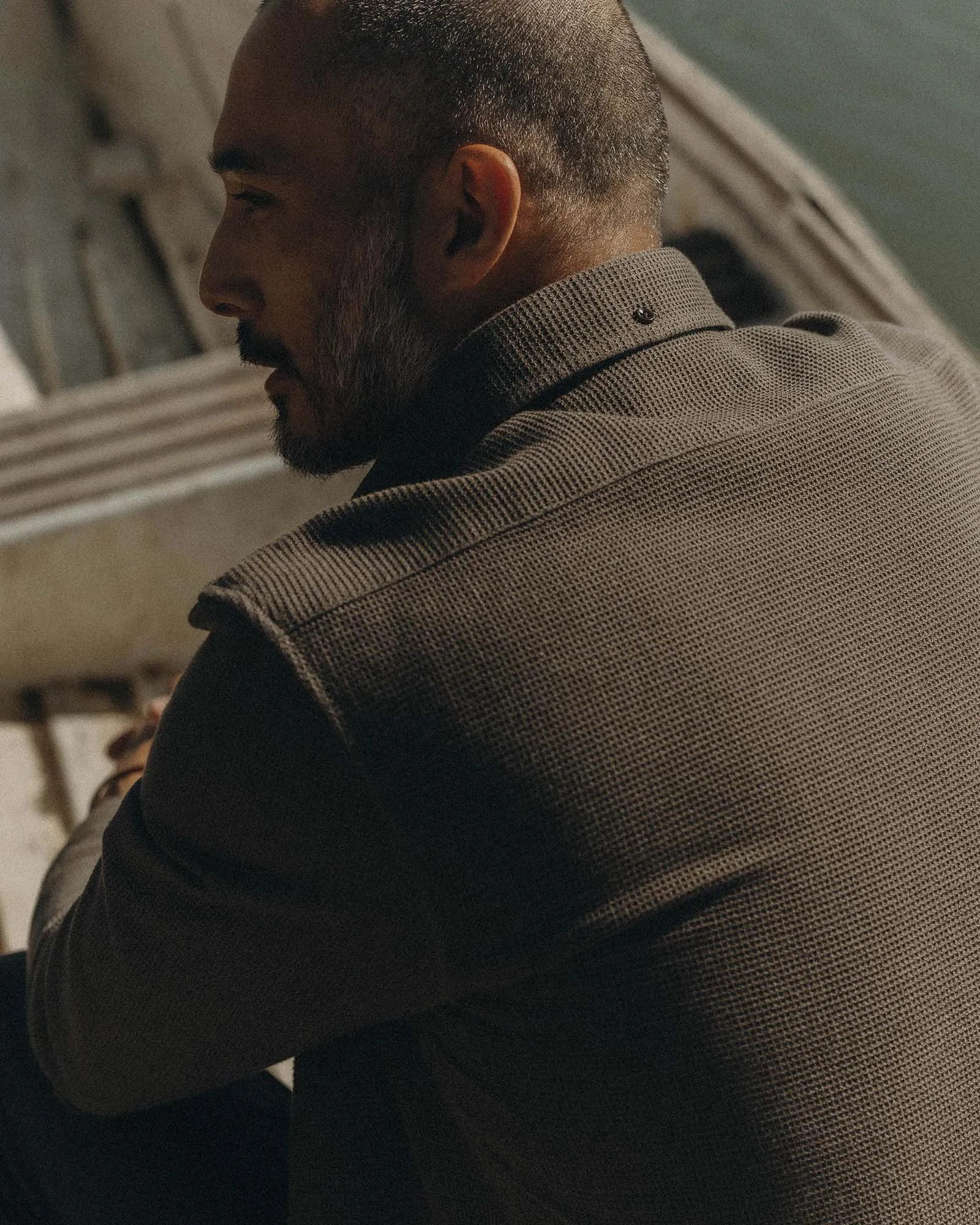 The Jack in Fatigue Olive Waffle sold by Taylor Stitch product image thumbnail 4