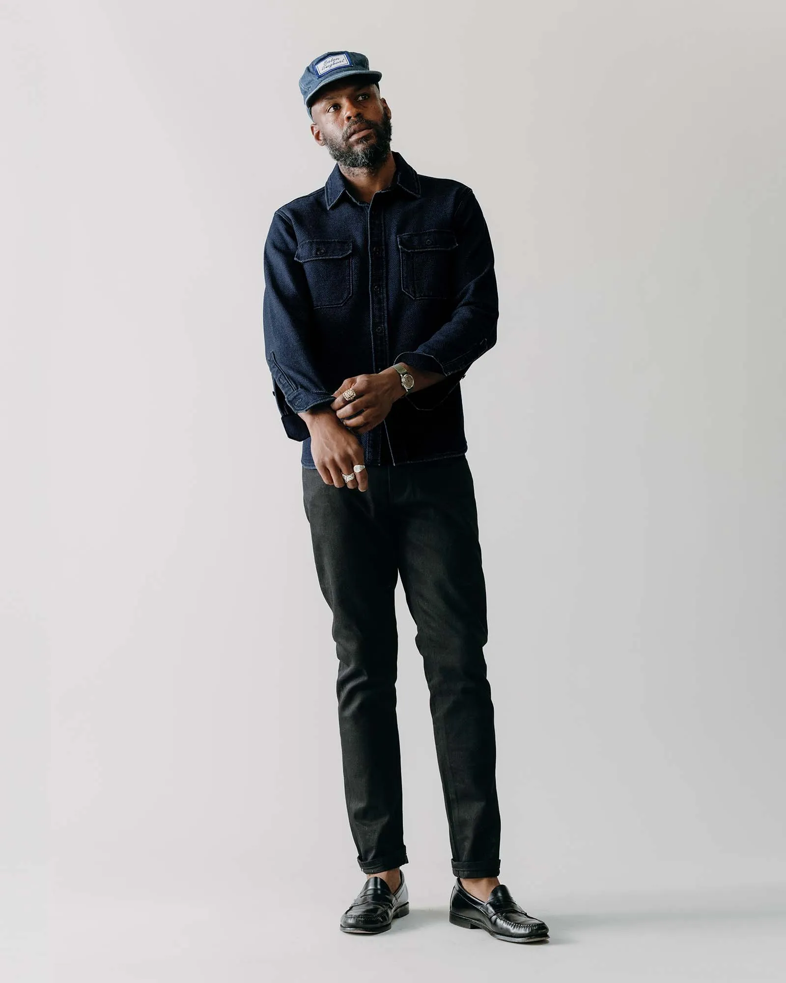 The Division Shirt in Rinsed Indigo sold by Taylor Stitch product image thumbnail 2