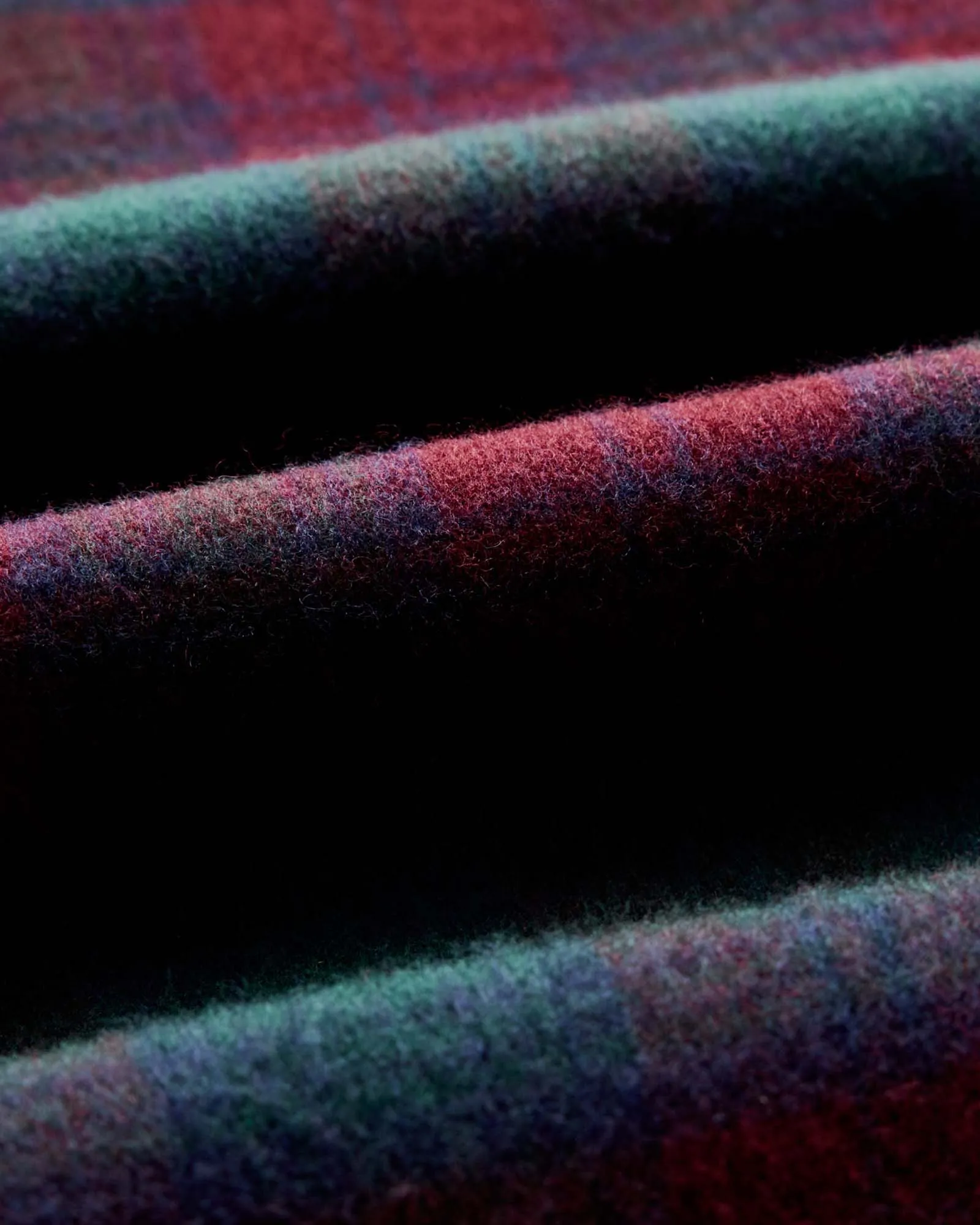 The Fireside Scarf in Currant Plaid sold by Taylor Stitch product image thumbnail 4