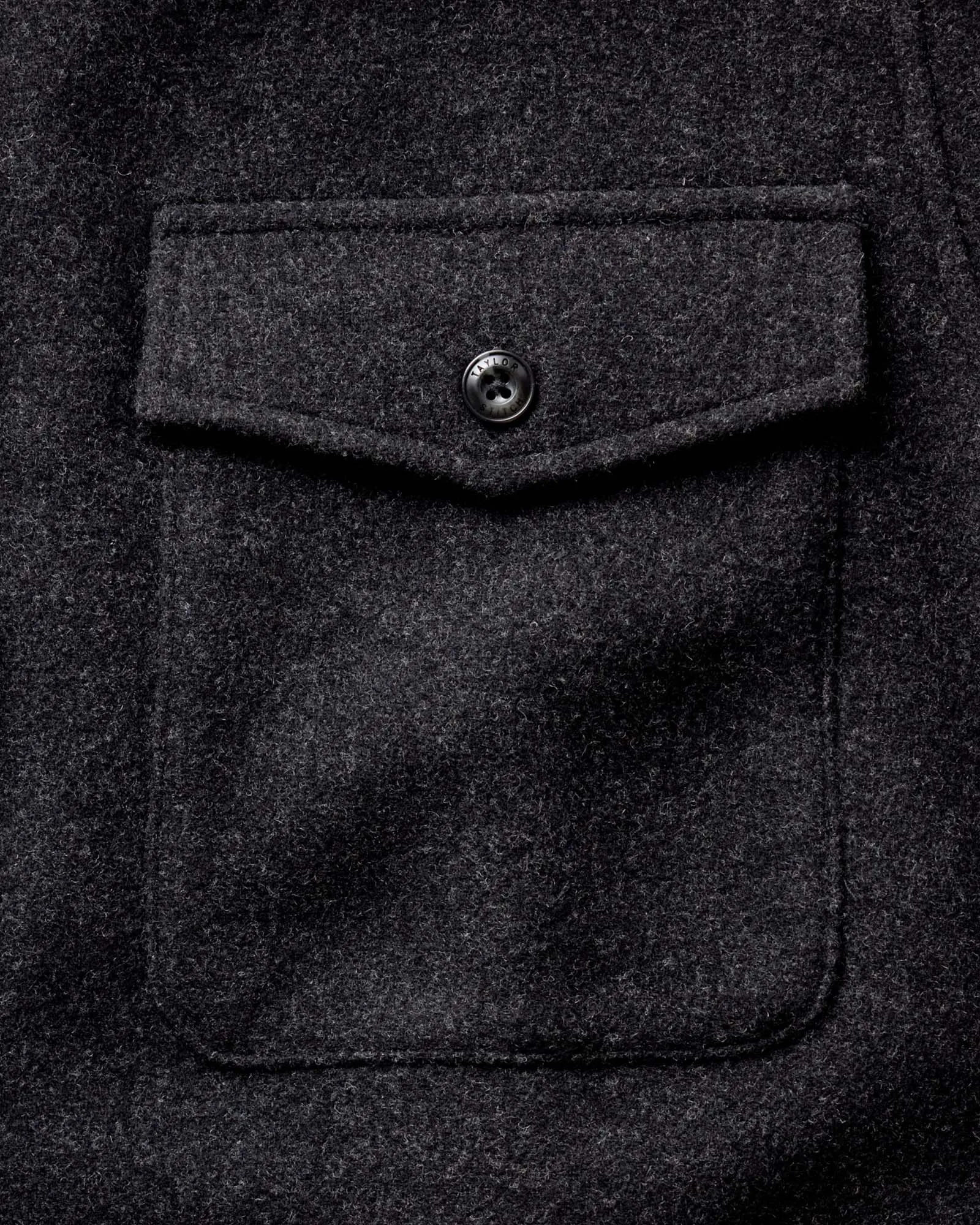 The Maritime Shirt Jacket in Heather Charcoal Wool sold by Taylor Stitch product image thumbnail 5