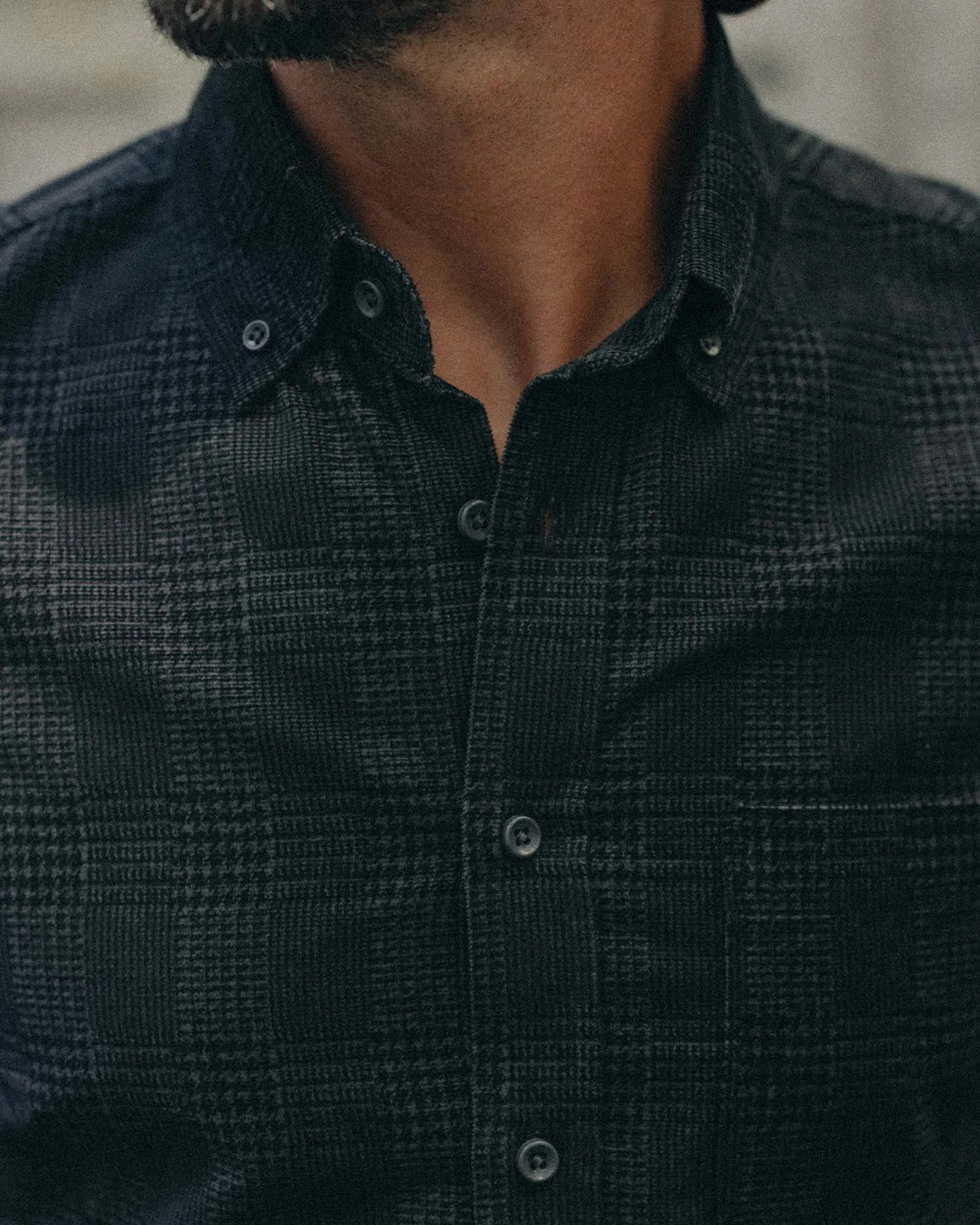 The Jack in Heather Coal Check Pincord sold by Taylor Stitch product image thumbnail 3