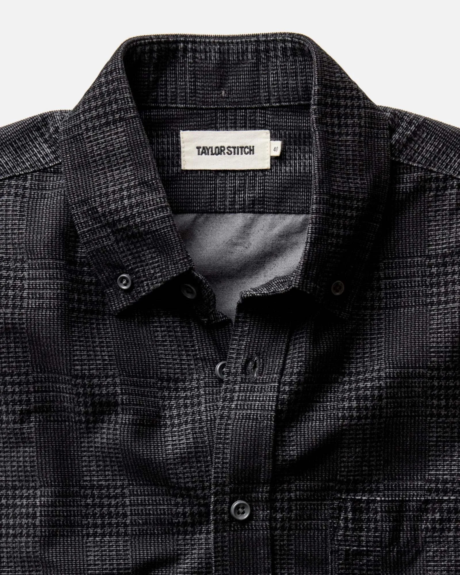 The Jack in Heather Coal Check Pincord sold by Taylor Stitch product image thumbnail 5