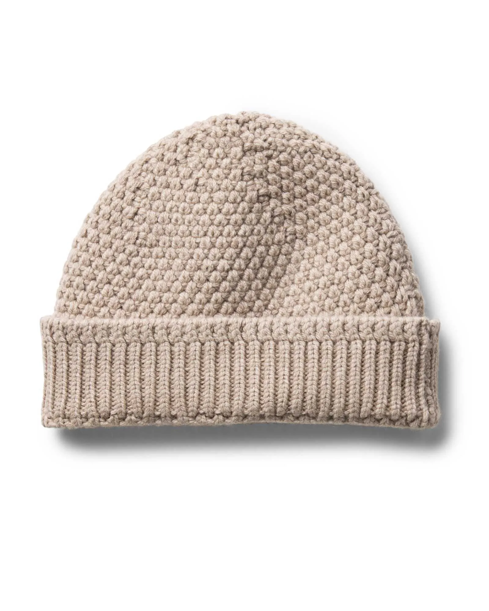 The Fisherman Beanie in Heather Fog sold by Taylor Stitch