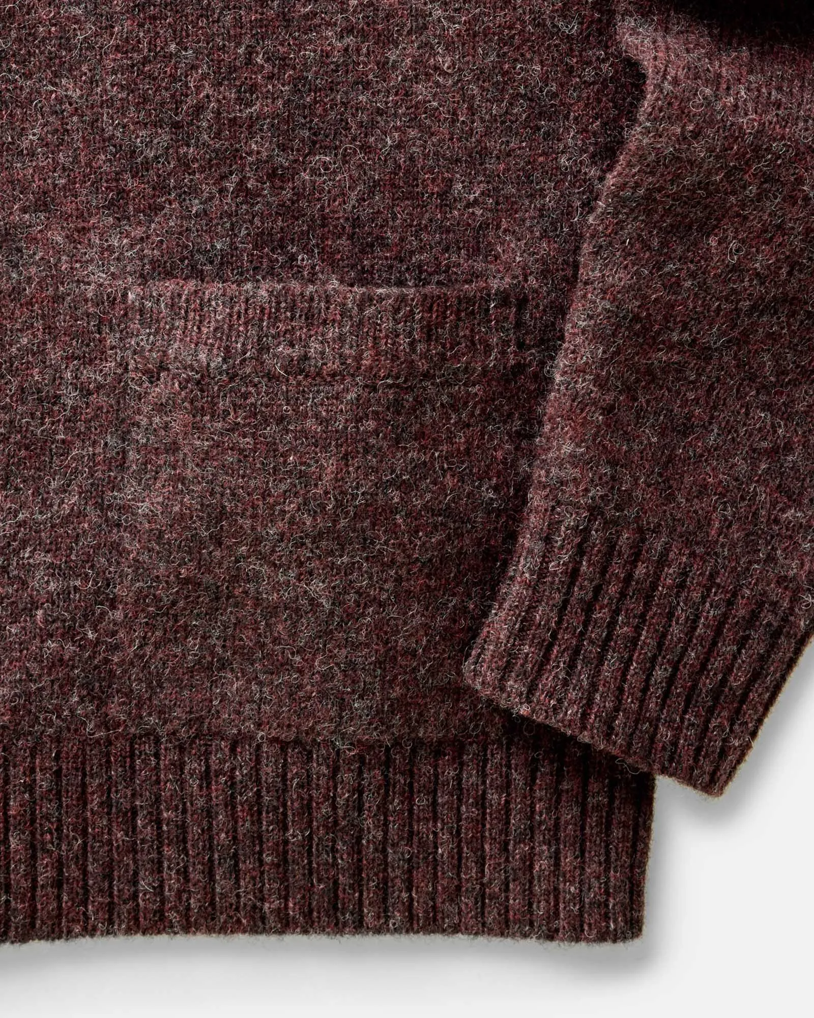 The Eastmoor Cardigan in Heather Port Wool sold by Taylor Stitch product image thumbnail 5