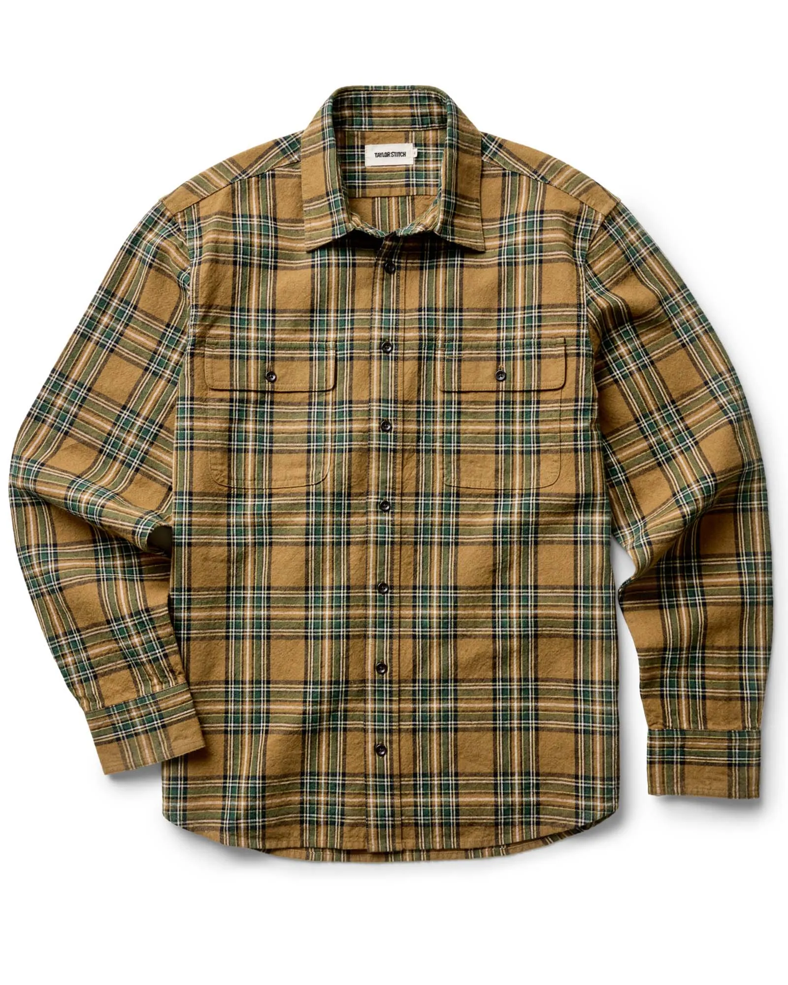 The Craftsman Shirt in Fern Plaid sold by Taylor Stitch product image thumbnail 4