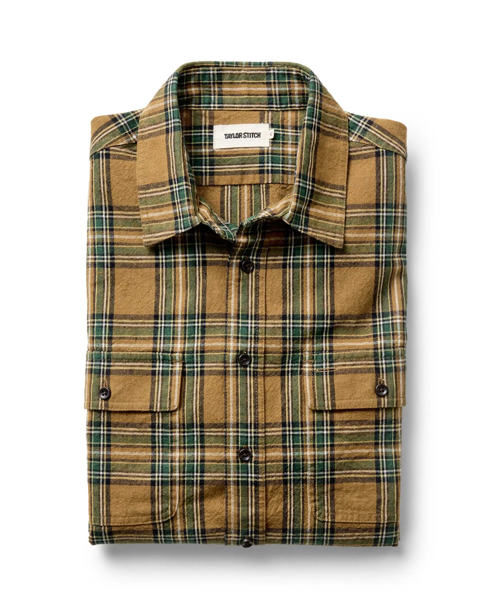 The Craftsman Shirt in Fern Plaid sold by Taylor Stitch