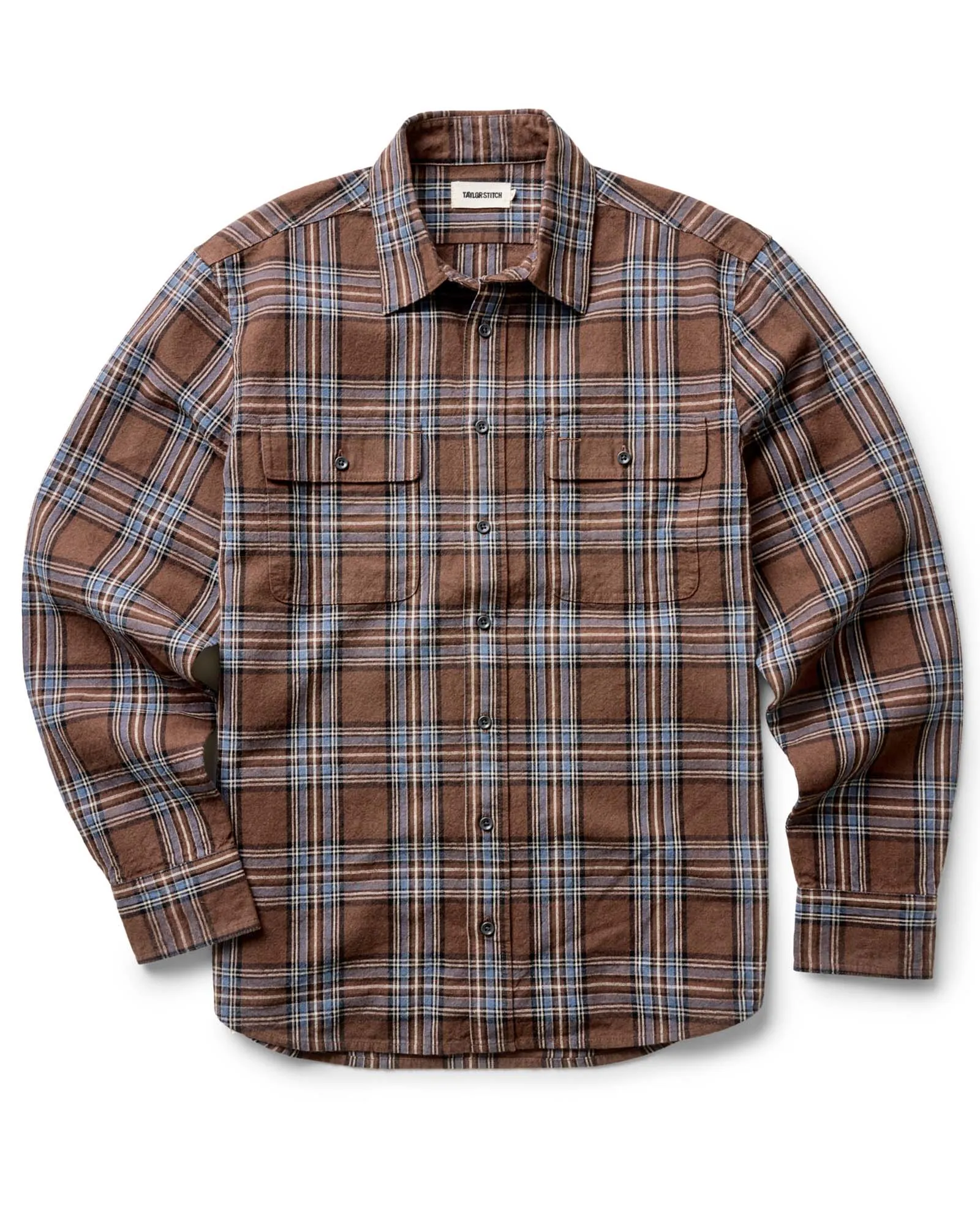The Craftsman Shirt in Brick Plaid sold by Taylor Stitch product image thumbnail 5