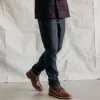 The Carnegie Pant in Charcoal Heather Wool sold by Taylor Stitch