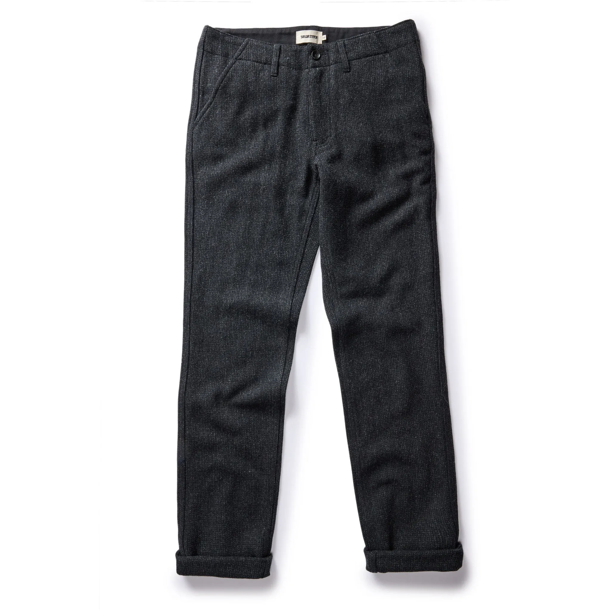 The Carnegie Pant in Charcoal Heather Wool sold by Taylor Stitch product image thumbnail 5