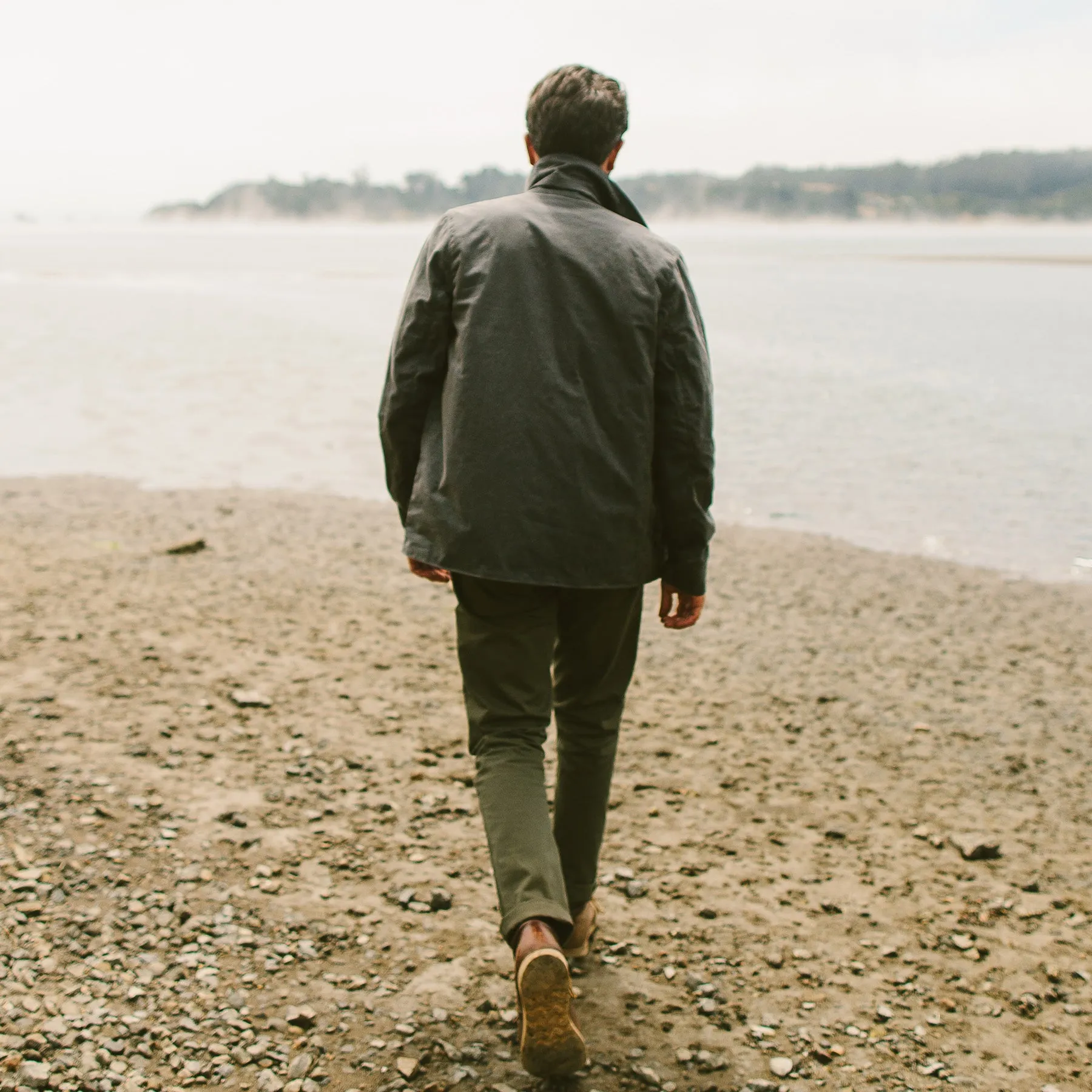 The Rover Jacket in Slate Beeswaxed Canvas sold by Taylor Stitch product image thumbnail 3