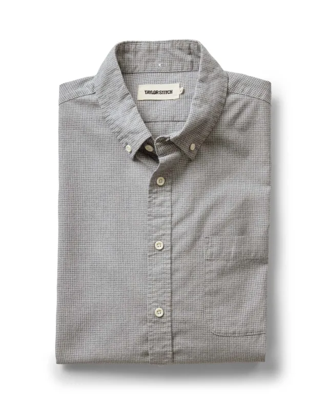 The Jack in Steel Jaspe Check sold by Taylor Stitch