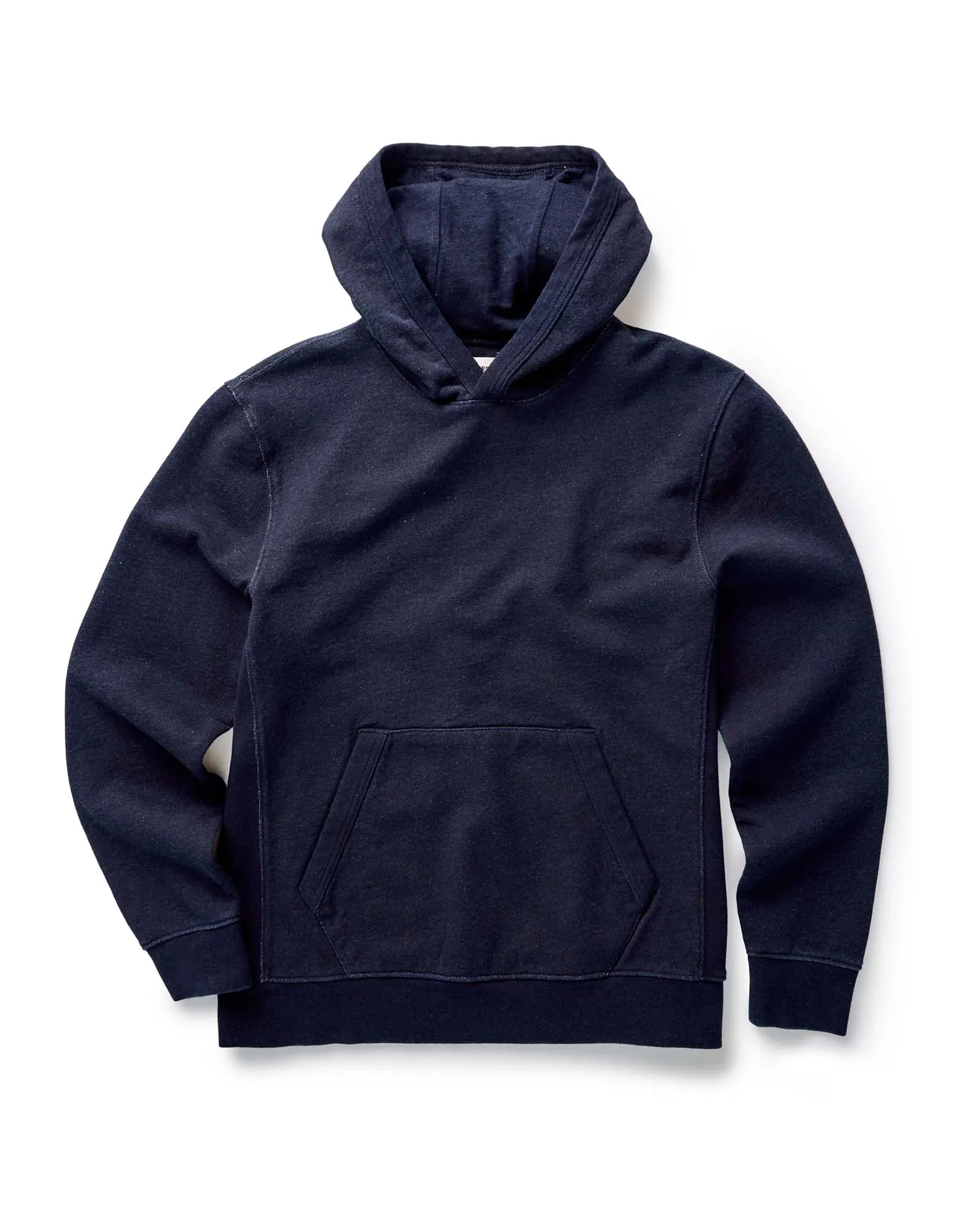 The Sunset Hoodie in Rinsed Indigo Terry sold by Taylor Stitch