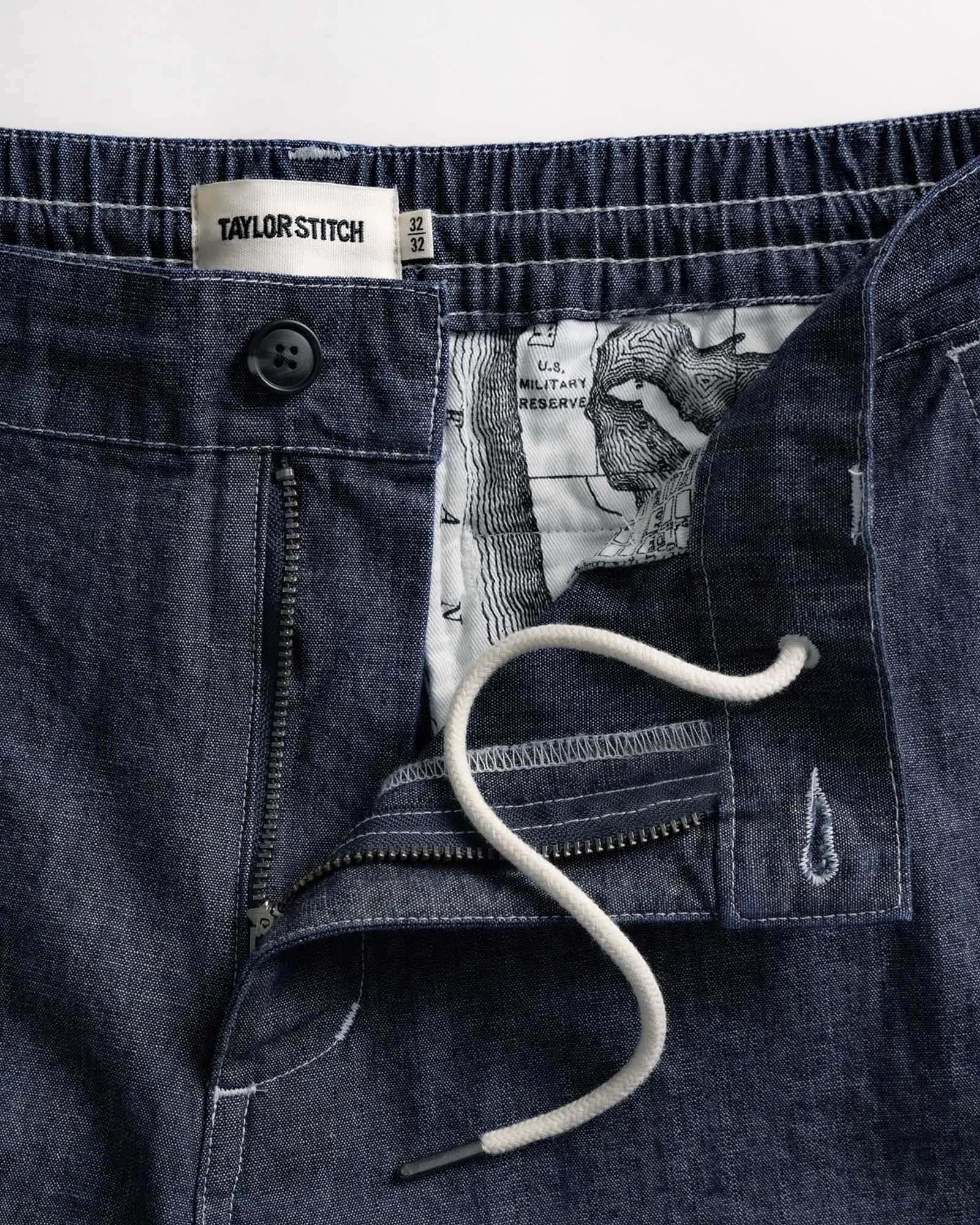 The Easy Pant in Washed Indigo Chambray sold by Taylor Stitch product image thumbnail 5
