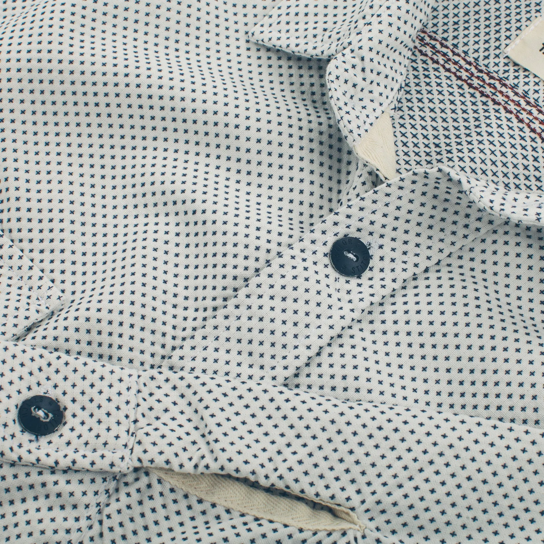 The Utility Shirt in Natural Cross Jacquard sold by Taylor Stitch product image thumbnail 2