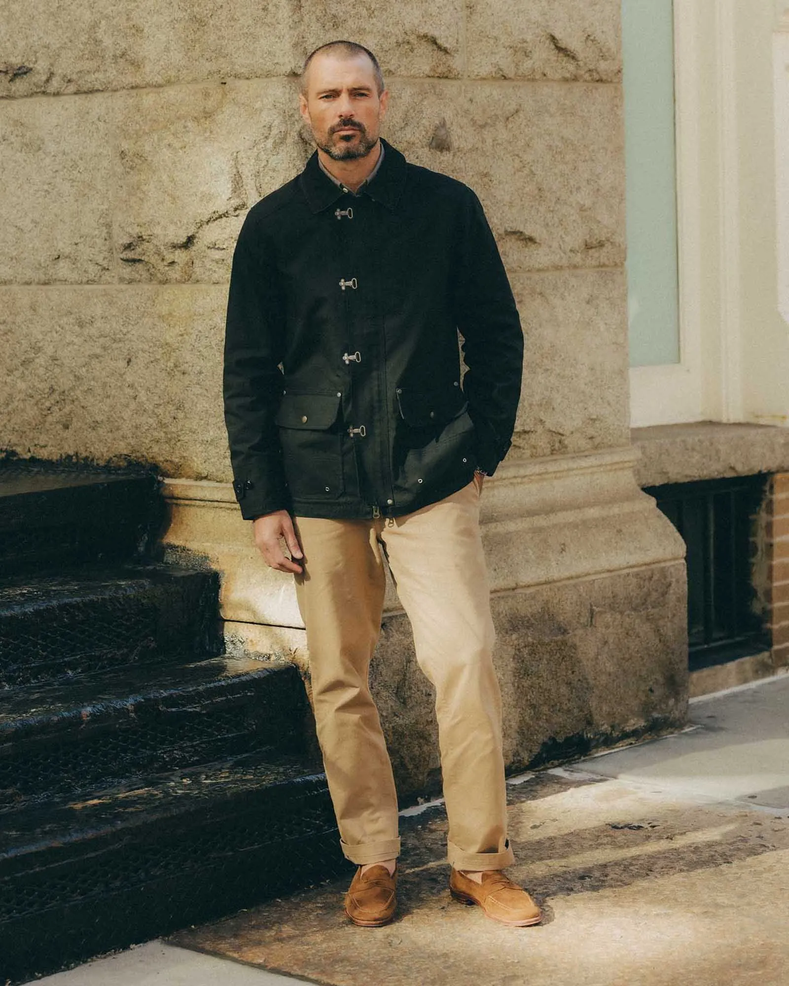 The Cinder Jacket in Coal Dry Wax sold by Taylor Stitch product image thumbnail 4